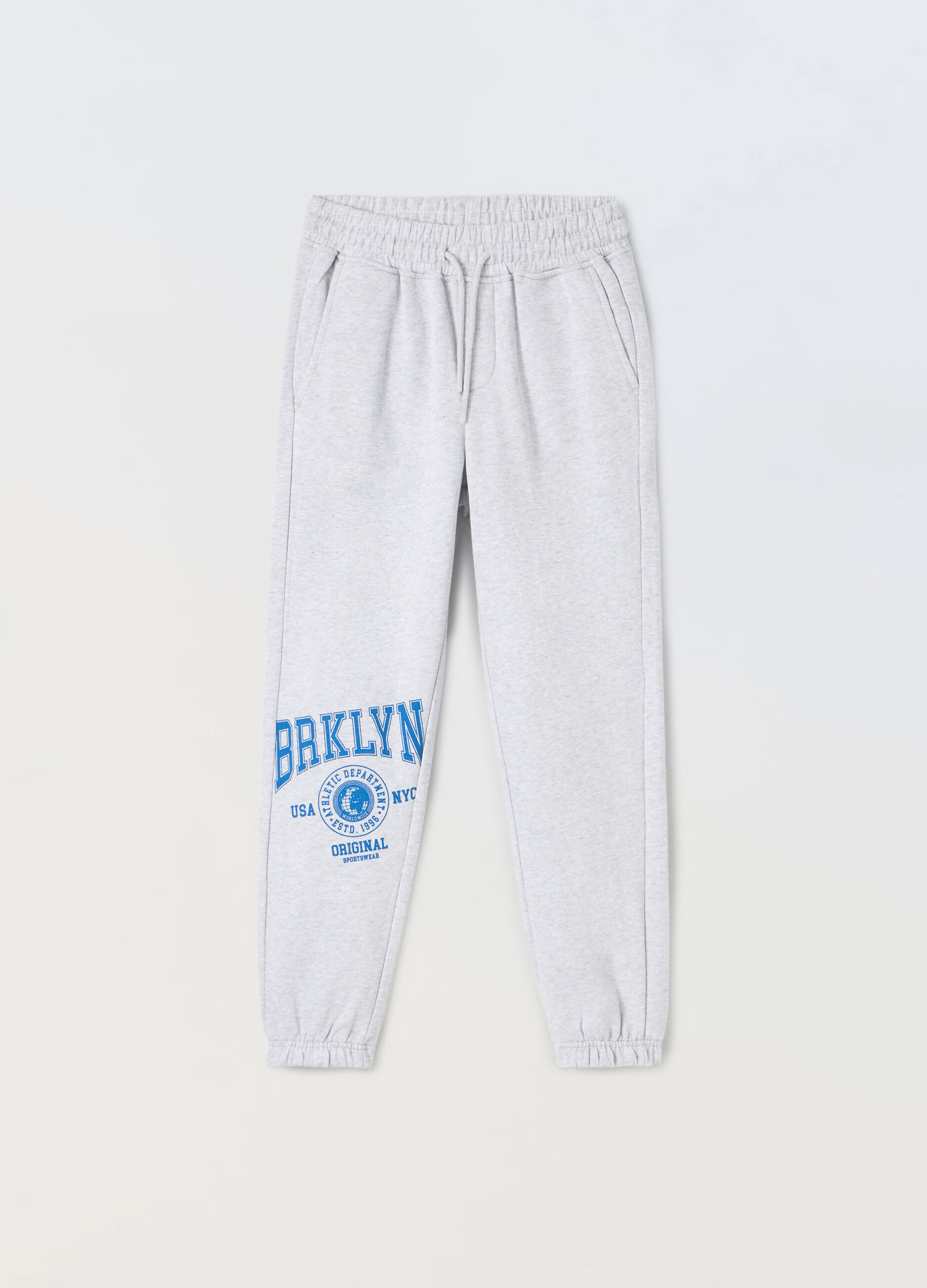 Jogger in cotone fleece ragazzo_0