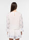 Blusa a girocollo in puro cotone donna_1