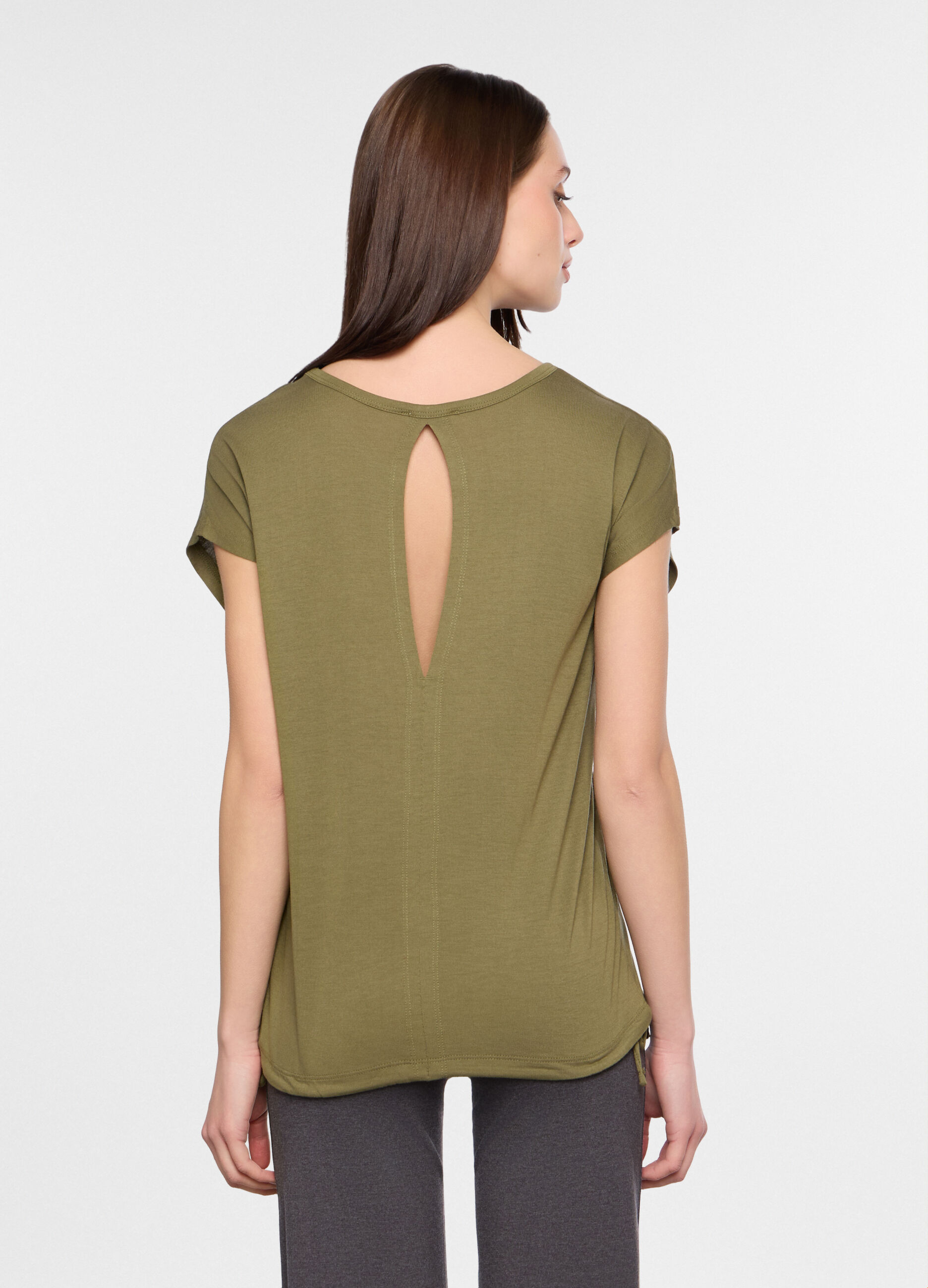 T-shirt girocollo donna_1