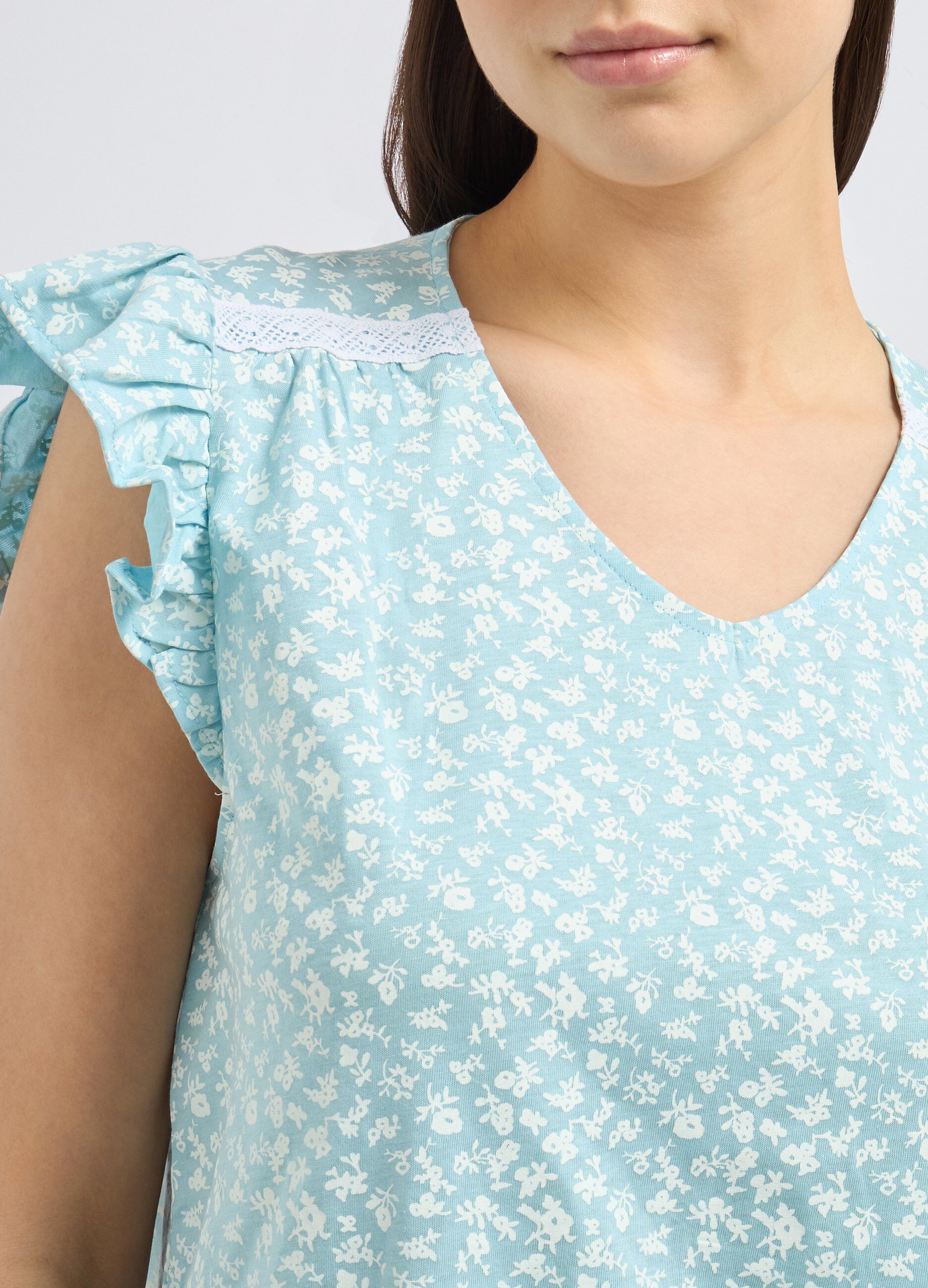 Camicia da notte in puro cotone donna_2