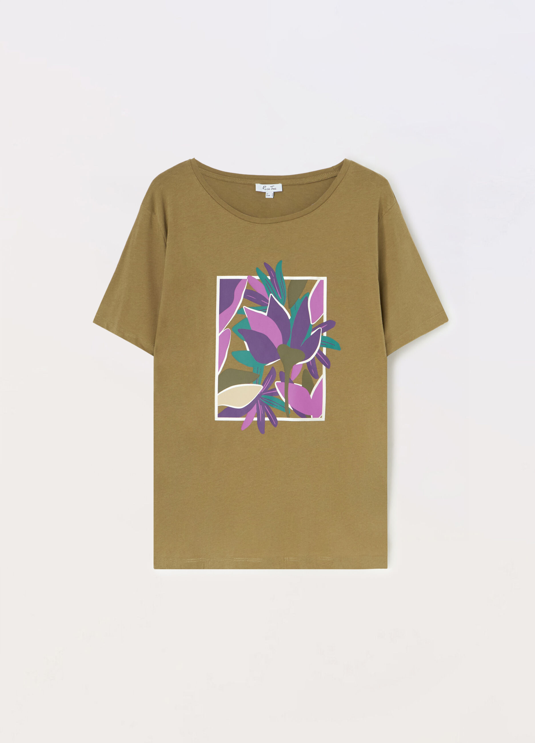 T-shirt in jersey di puro cotone donna curvy_0