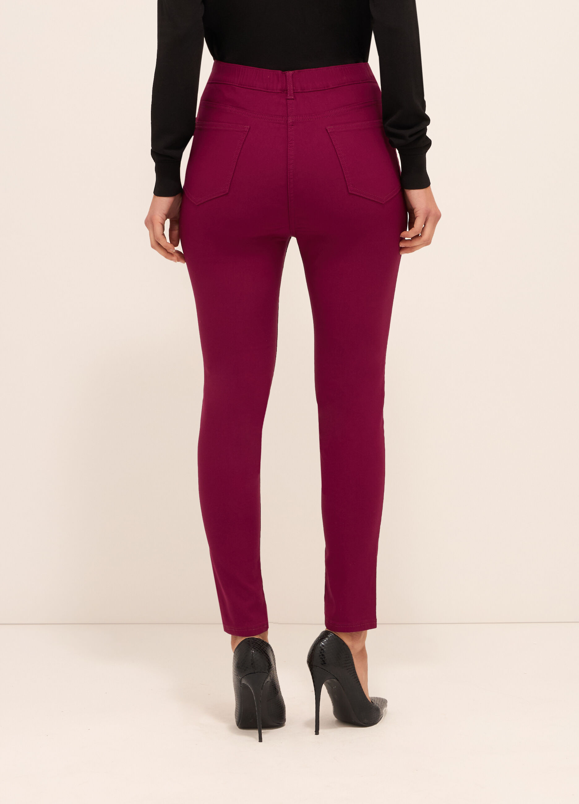 Pantaloni in misto viscosa donna_1