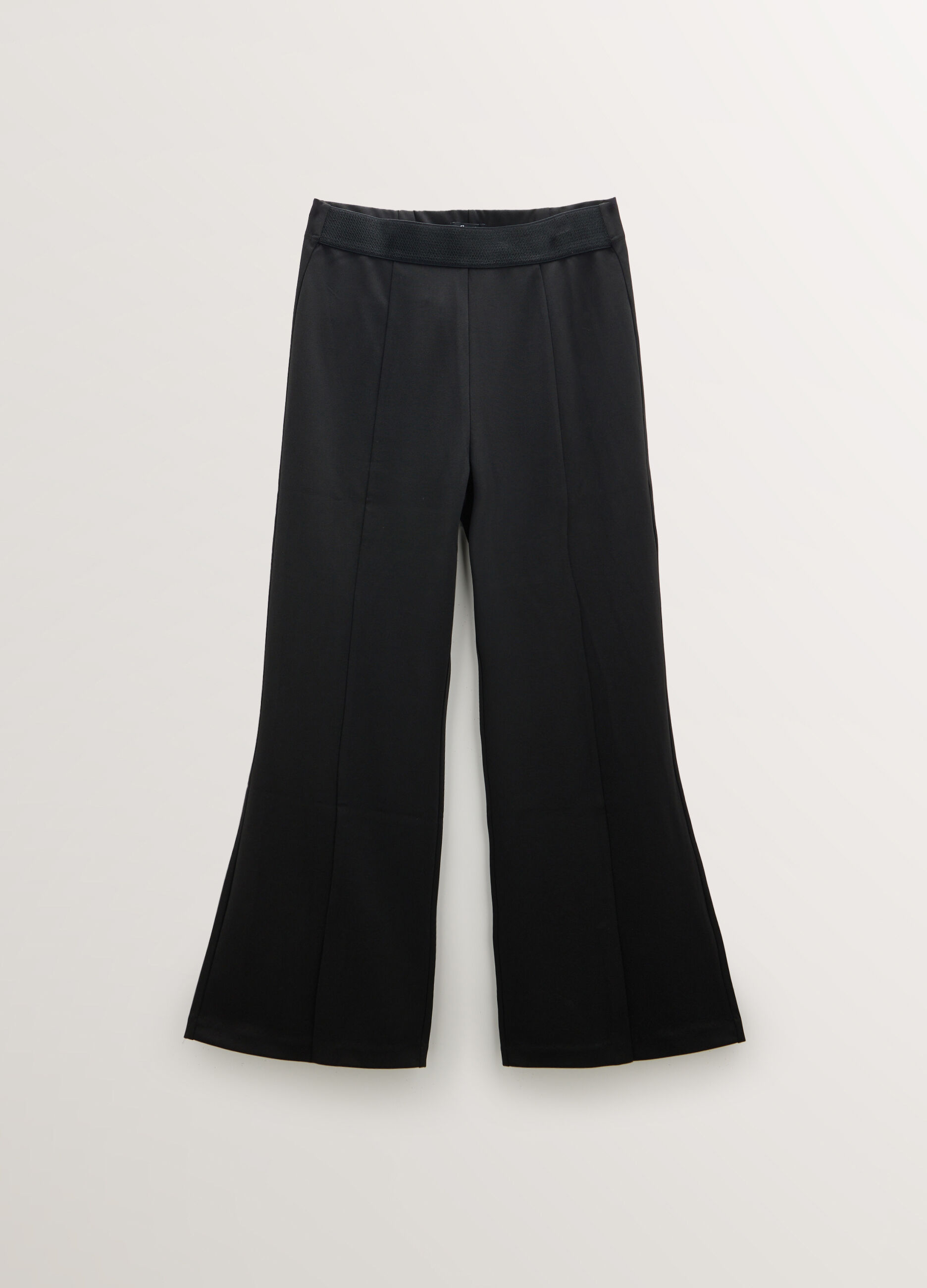 Pantaloni Flare Fit stretch donna curvy_0