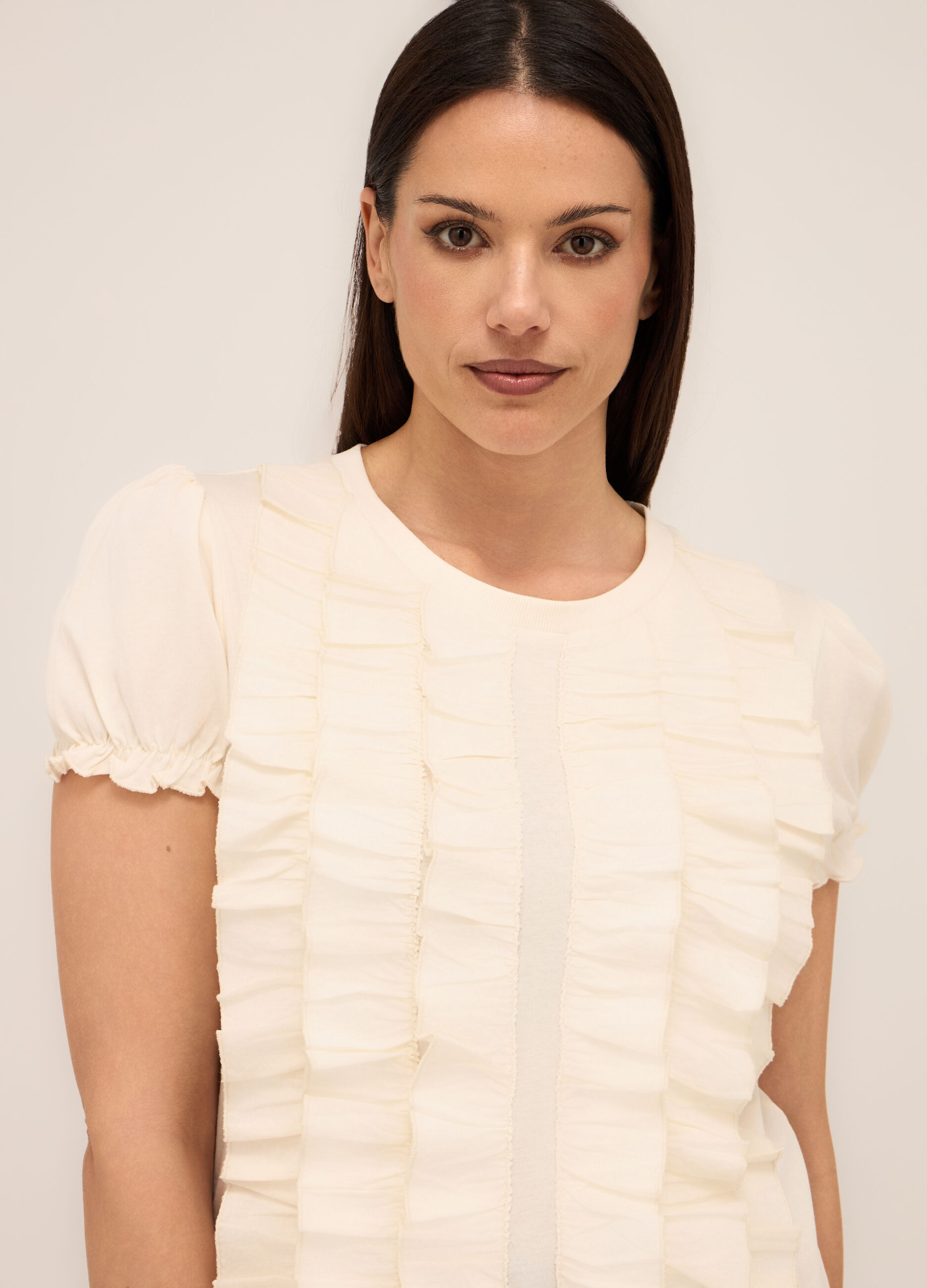 T-shirt in puro cotone donna_2