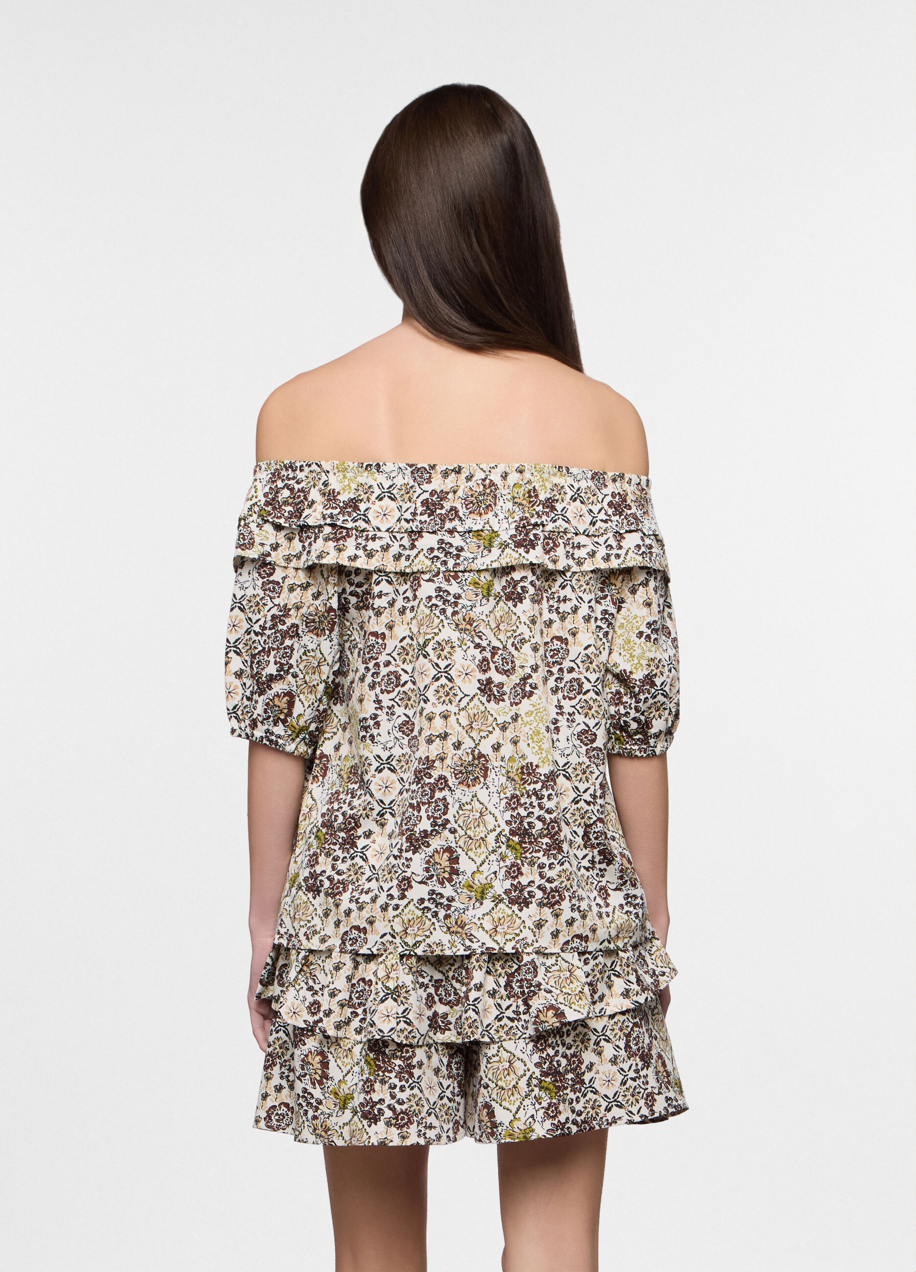 Blusa fit regular in american cr&ecirc;pe donna_1