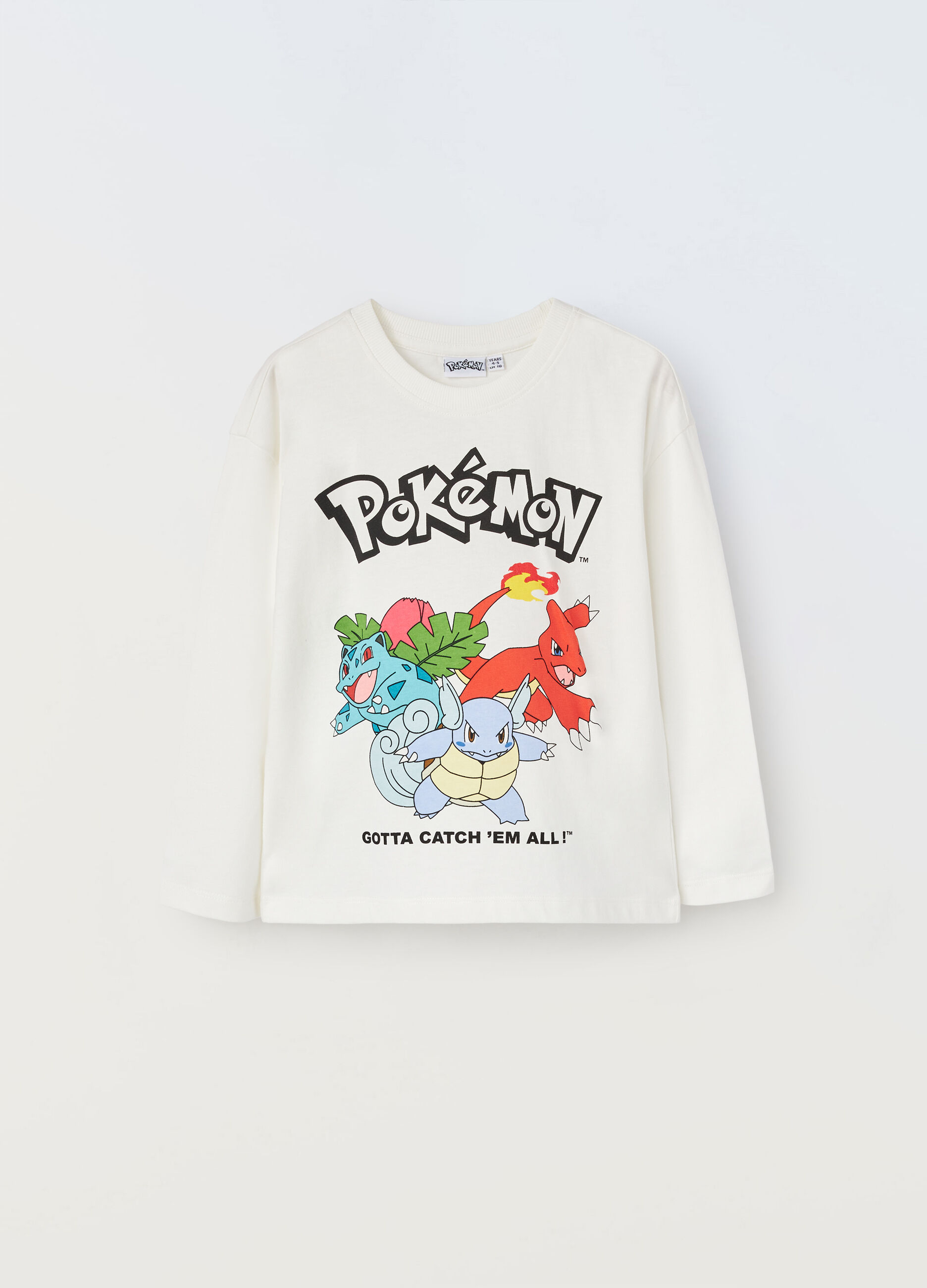 T-shirt Pokémon in puro cotone bambino_0
