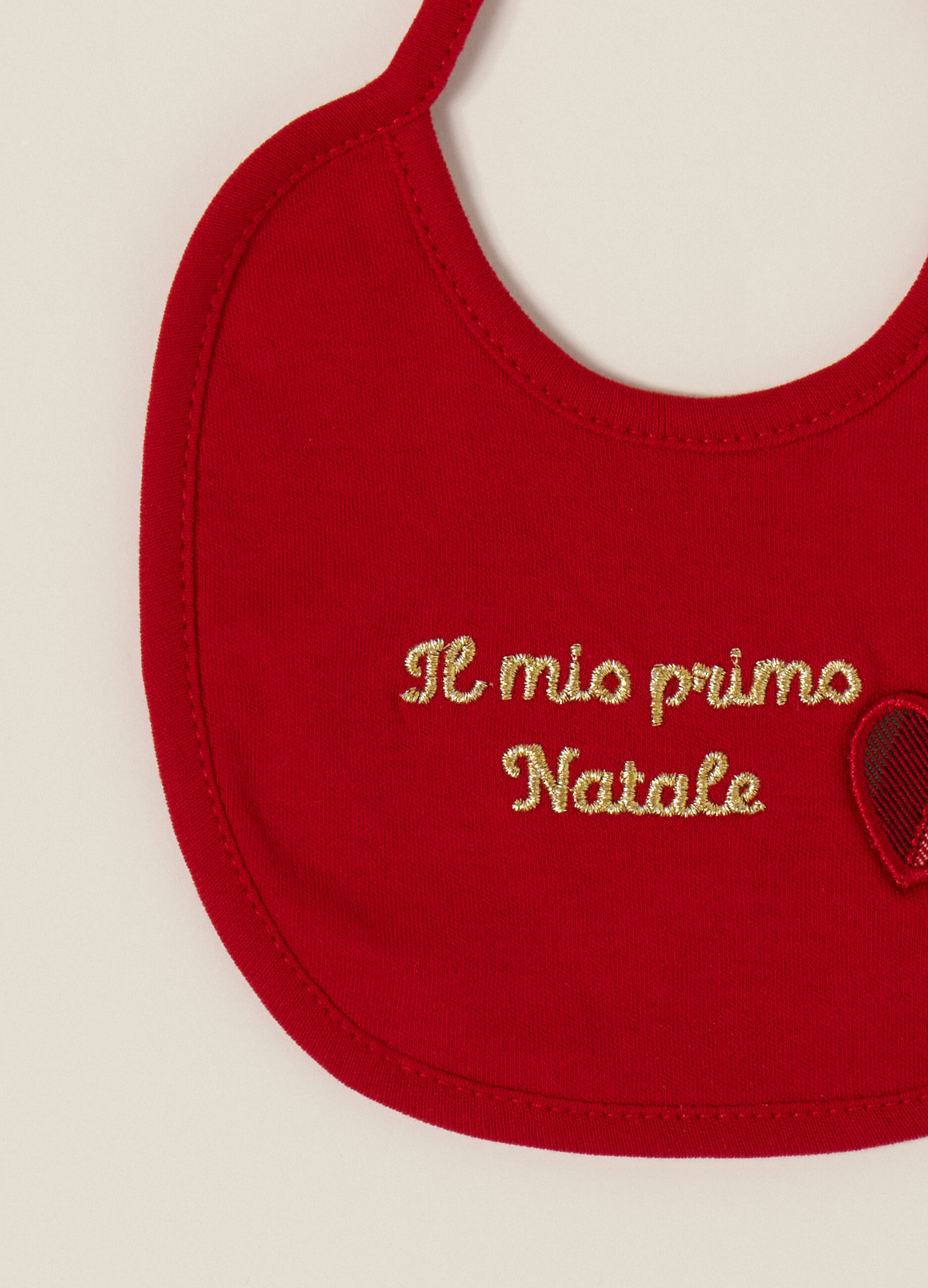 Pack 2 bavaglini in interlock di puro cotone IANA neonata_1