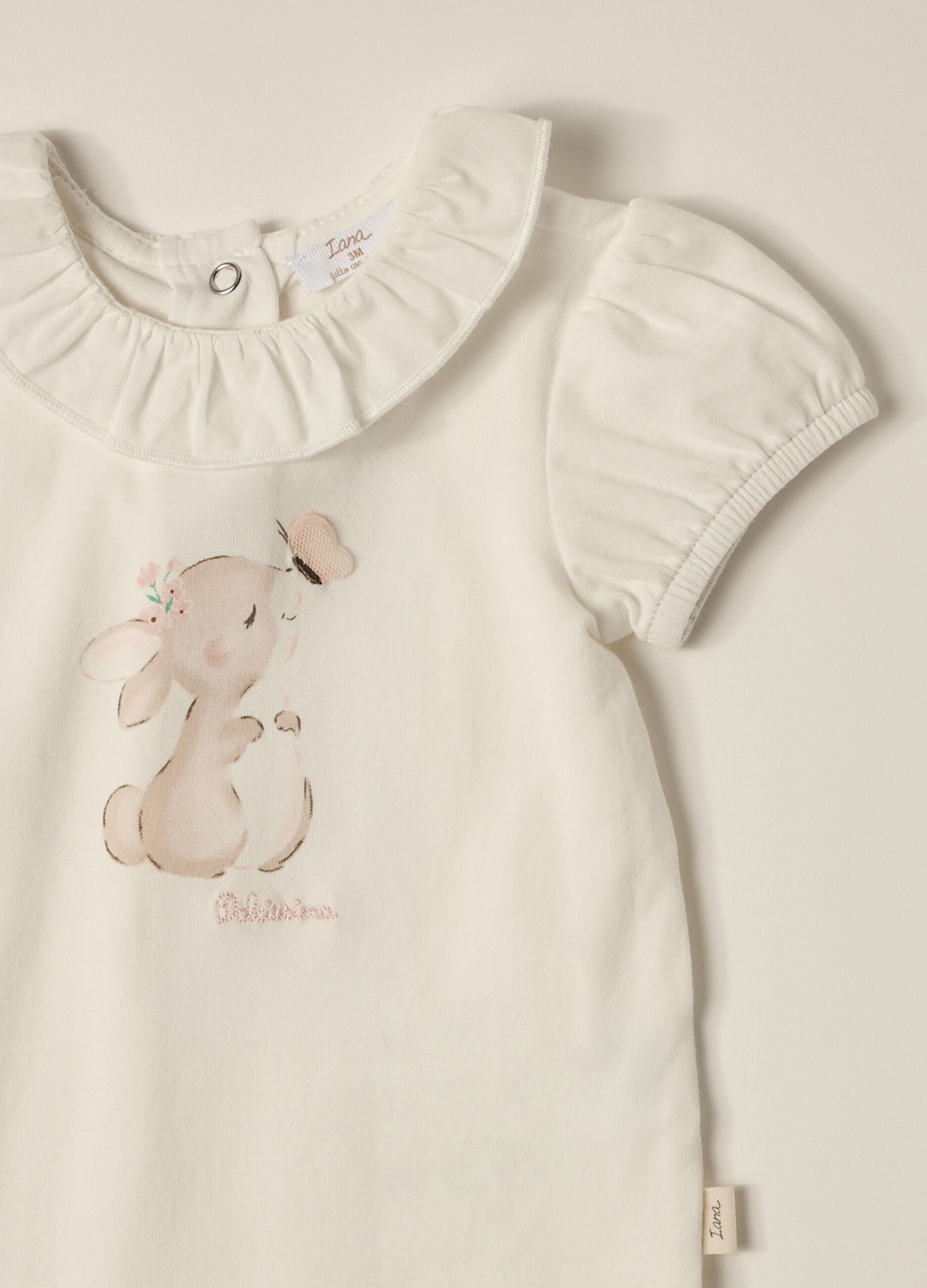 Body in jersey di cotone stretch IANA neonata_1