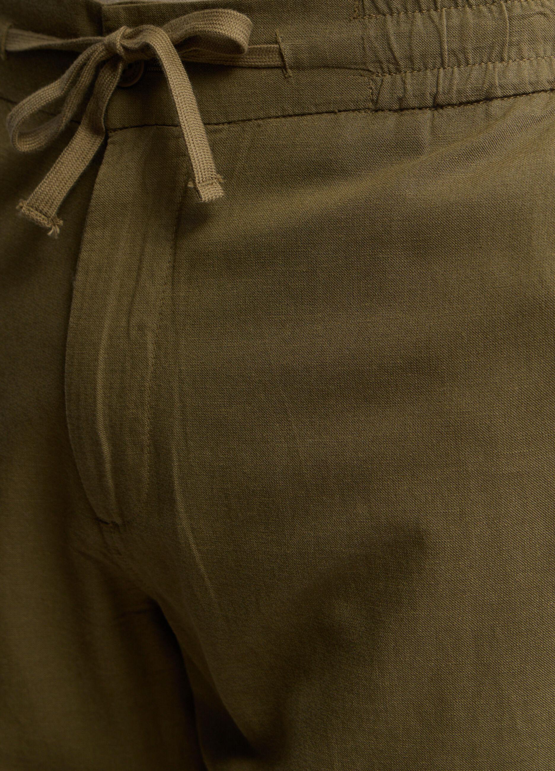 Pantalone chino in viscosa, cotone e lino uomo_3