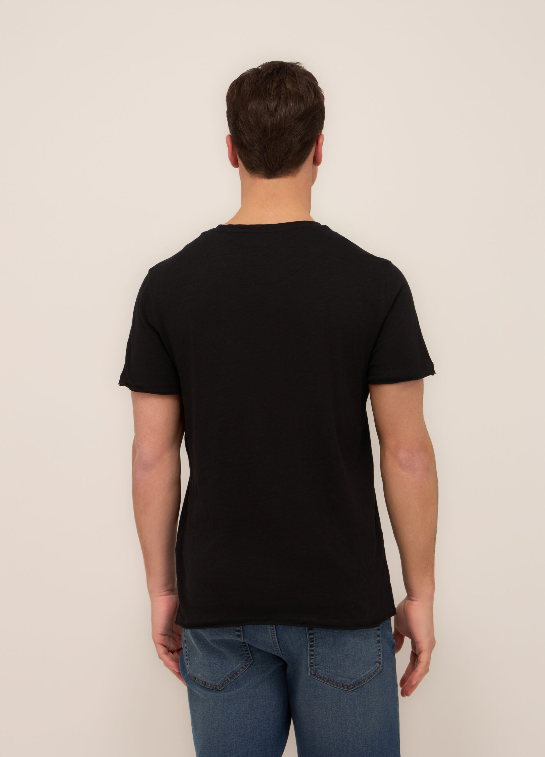 T-shirt in jersey di cotone uomo_1