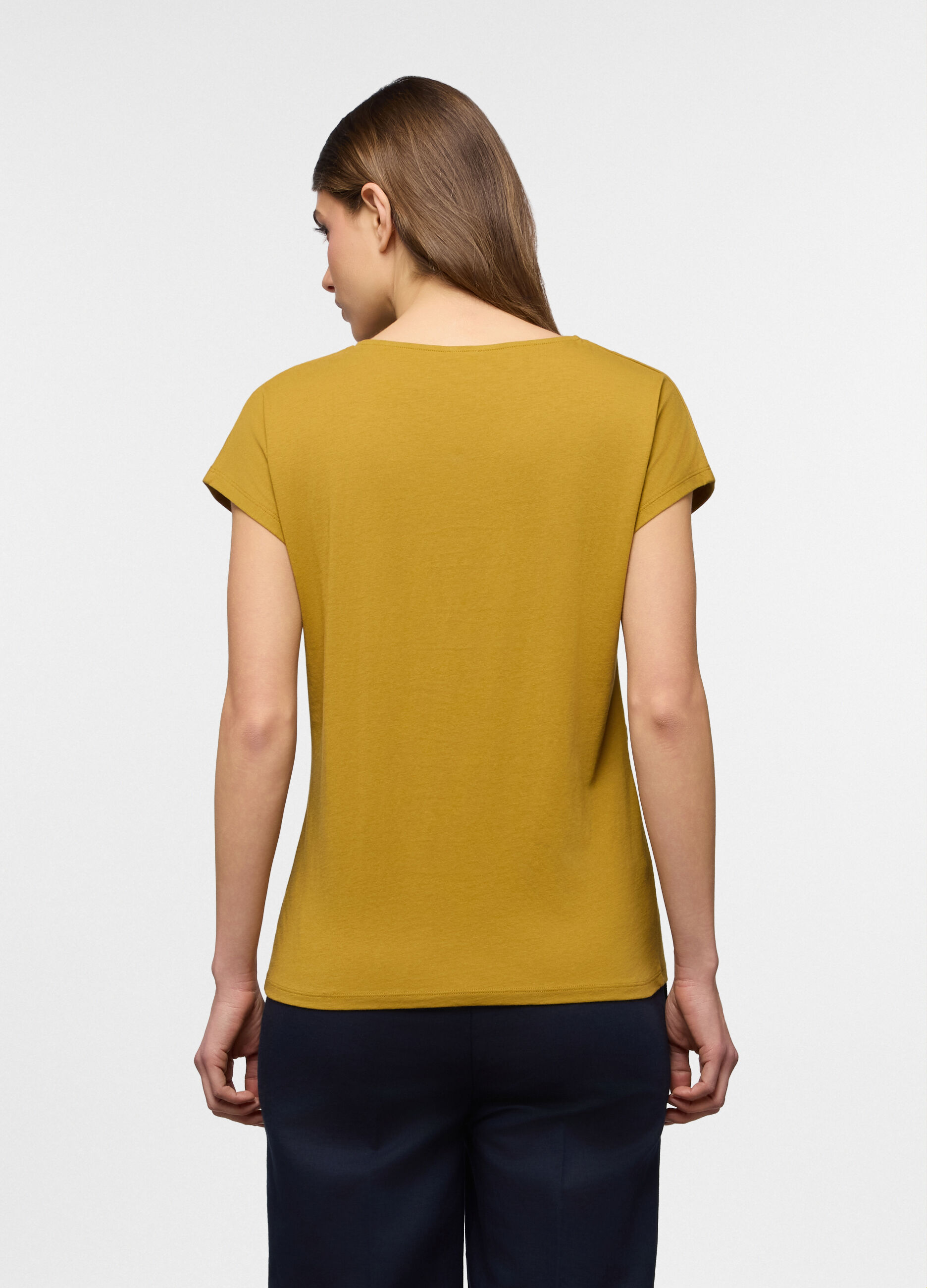 T-shirt girocollo donna_1