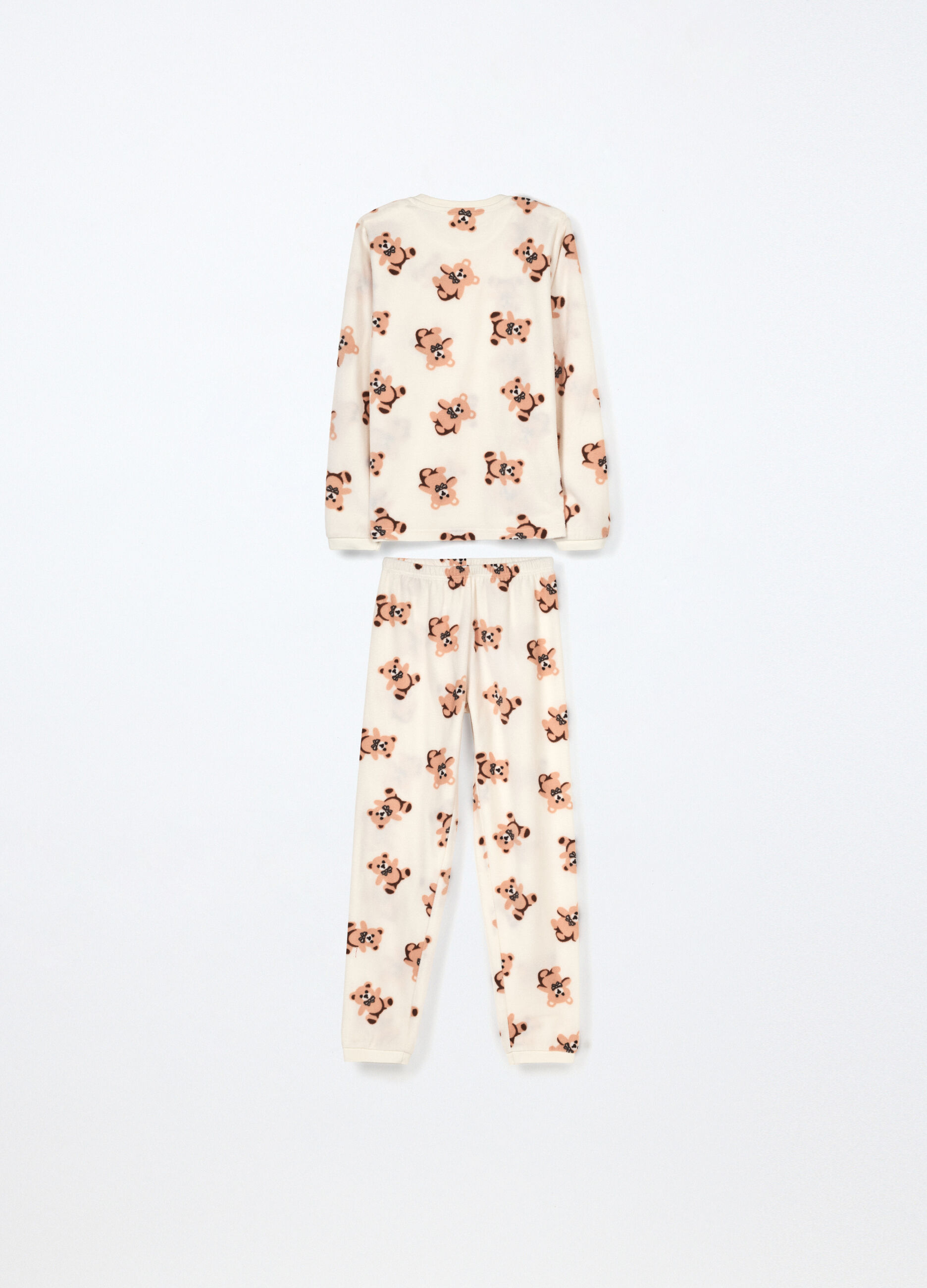 Set pigiama lungo in pile ragazza_1