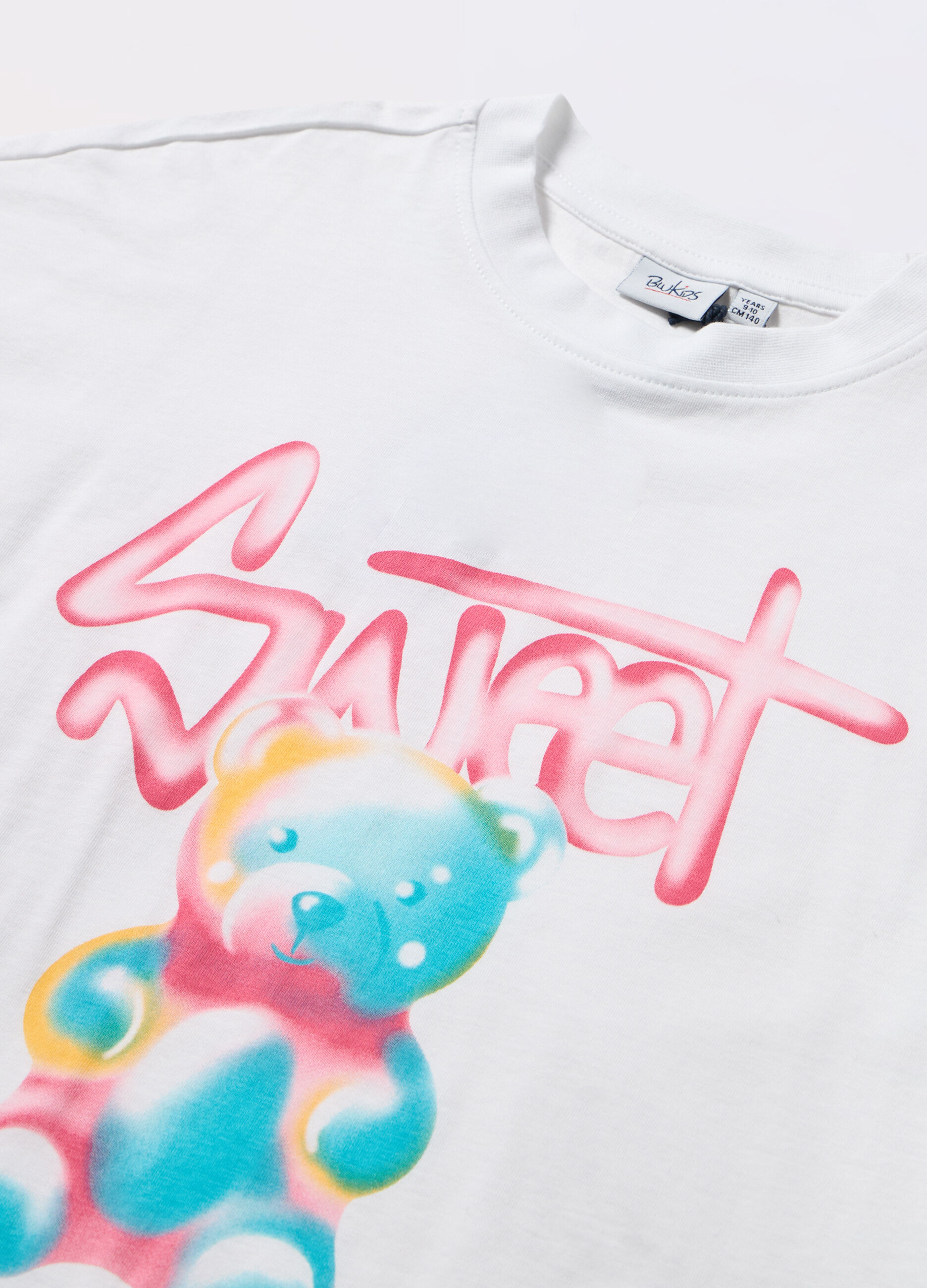 T-shirt in jersey di puro cotone ragazza_1