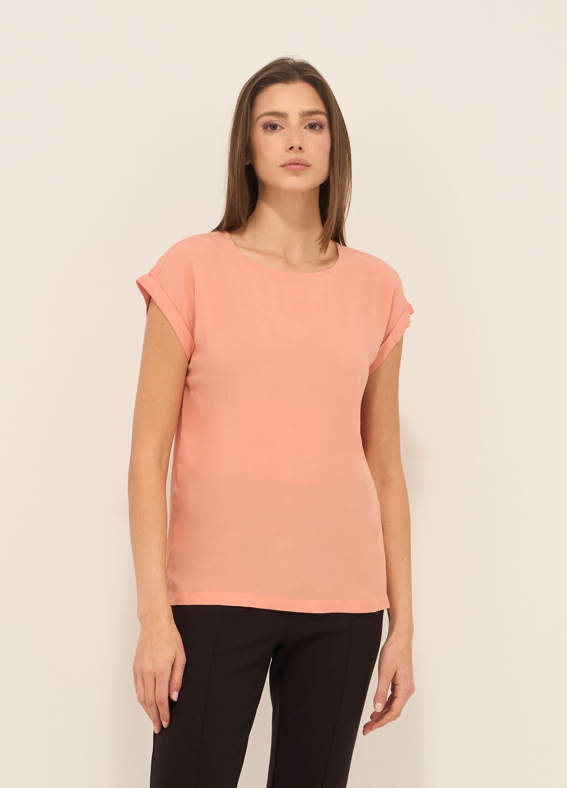 Blusa in pura viscosa donna_0