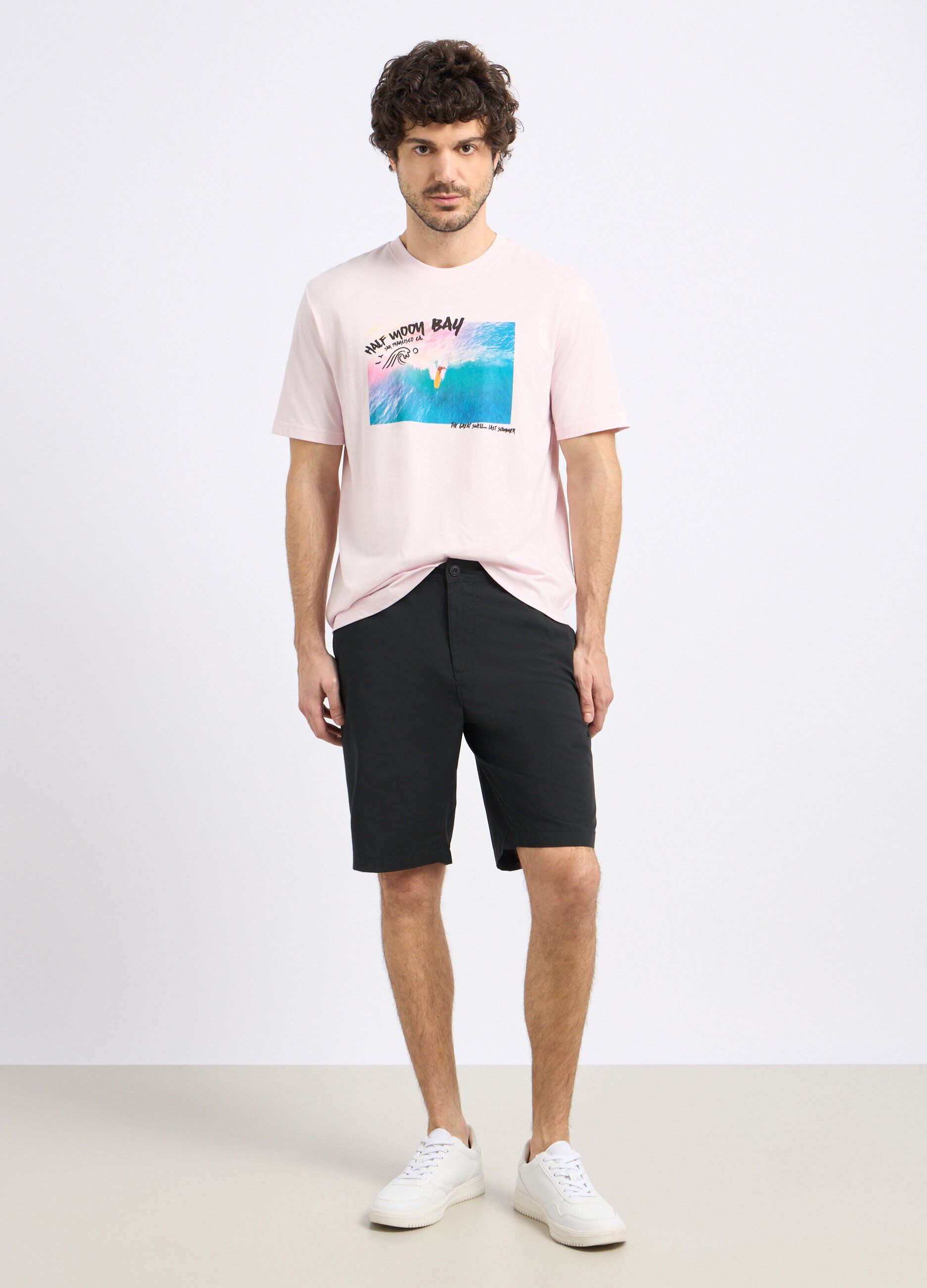 Bermuda in misto cotone uomo_0