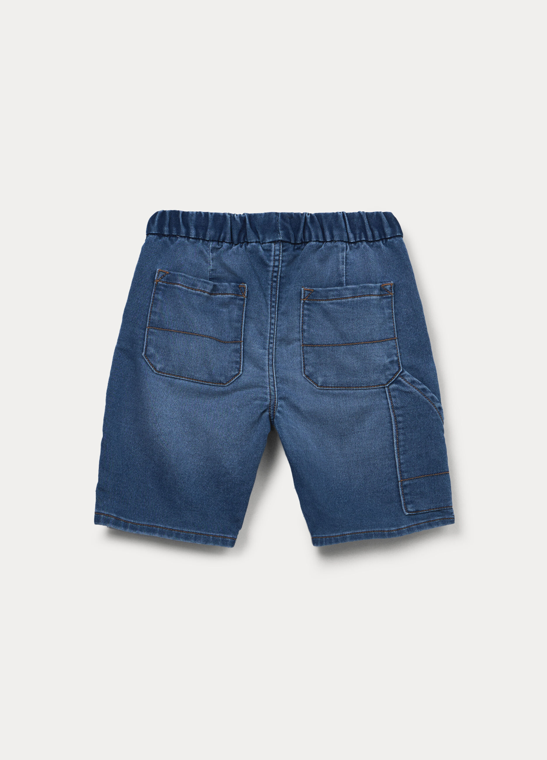 Shorts regular fit in confort stretch denim bambino_1