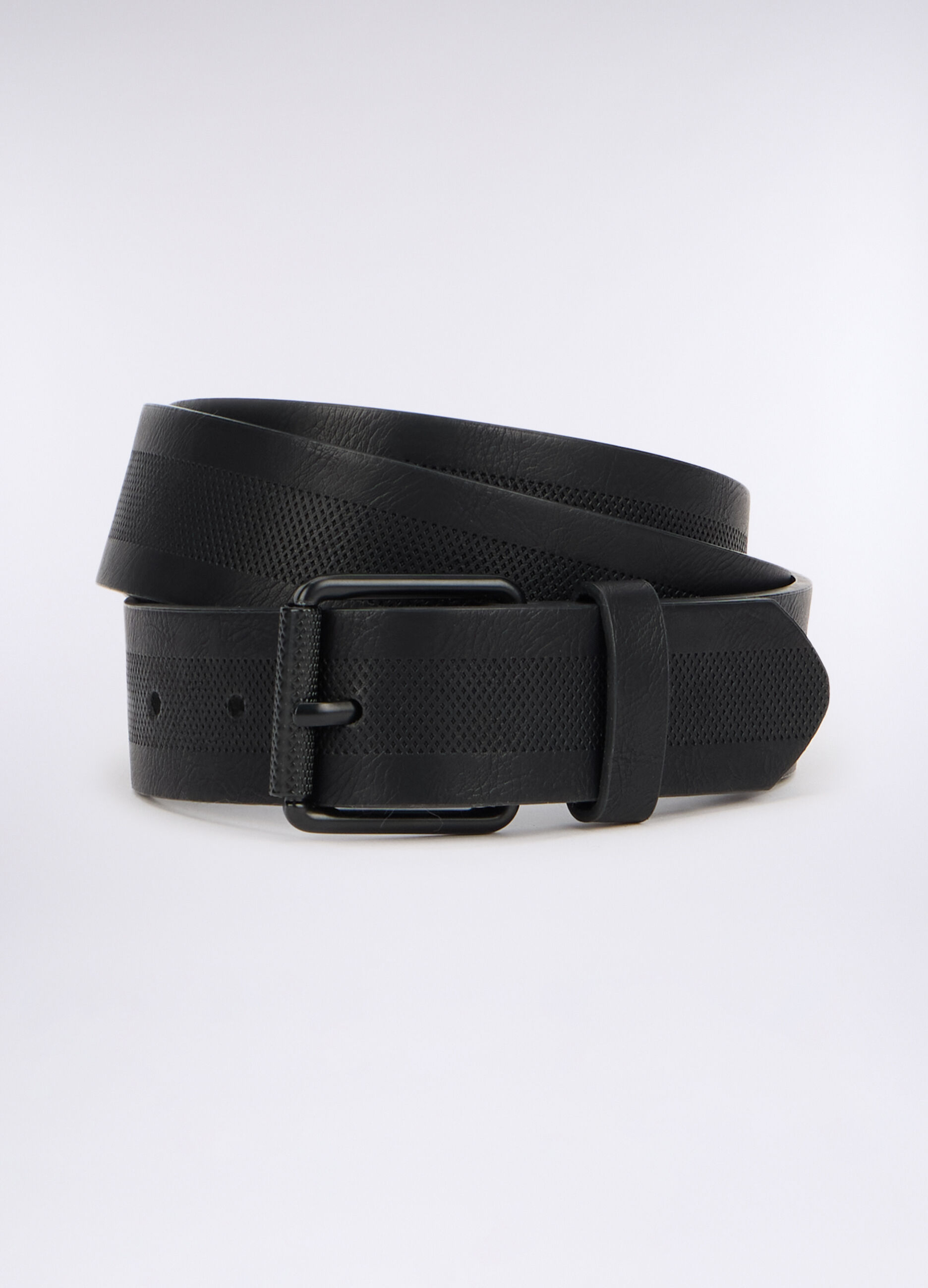 Cintura in ECOpelle traforata uomo_0
