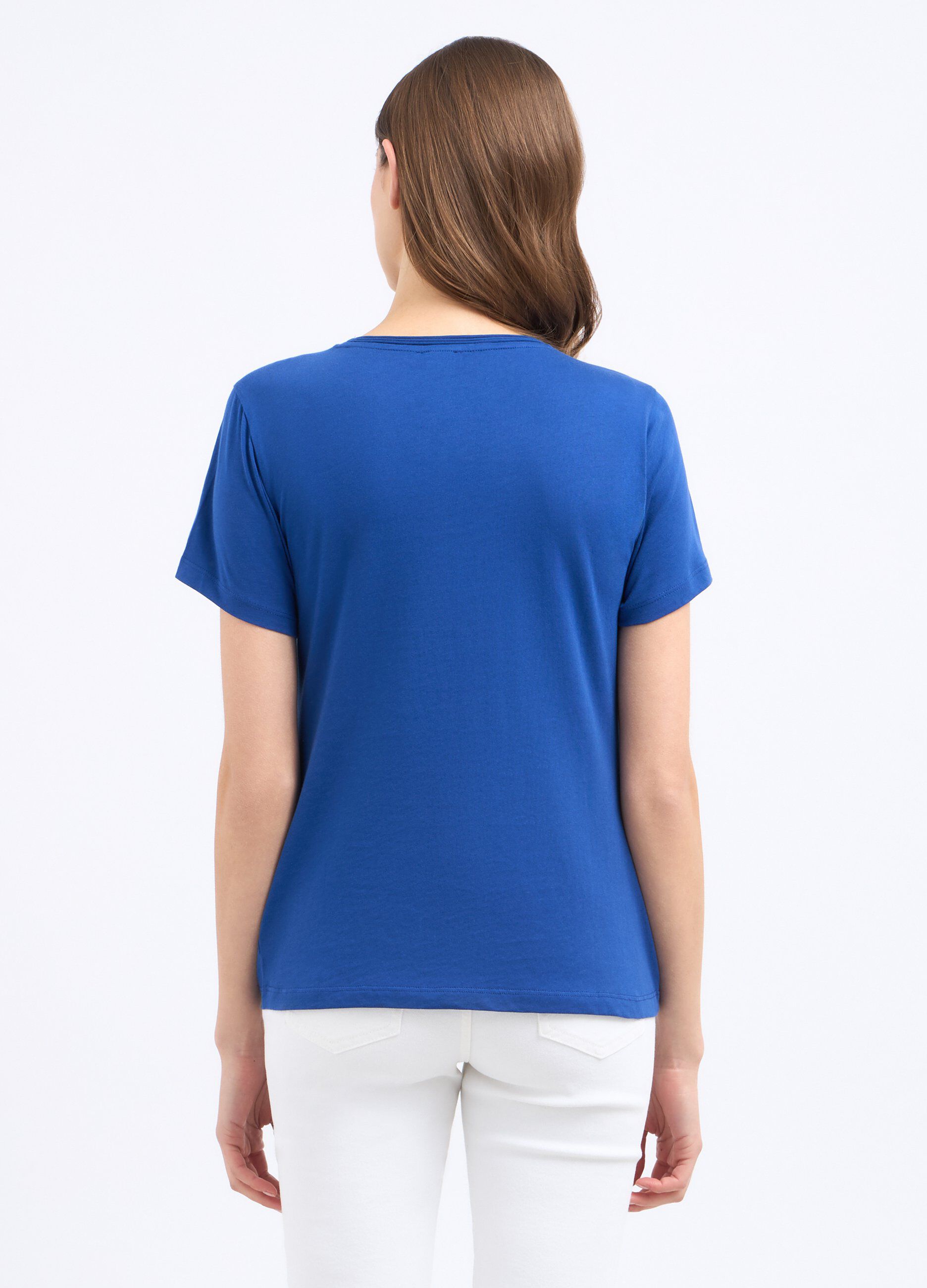 T-shirt in puro cotone donna_1