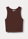 Top fitted in costina stretch ragazza_0