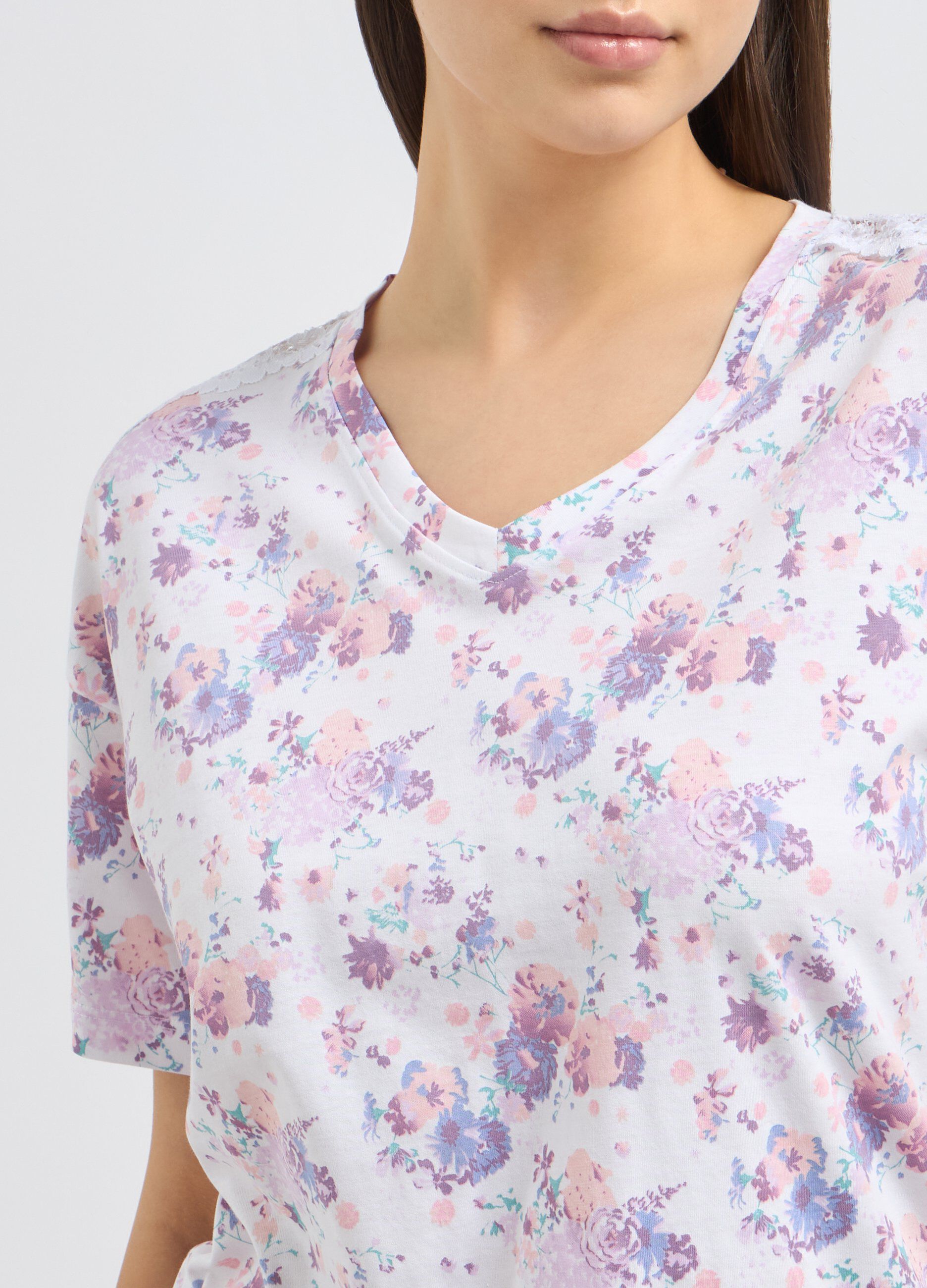 Set pigiama con inserti in pizzo donna_2