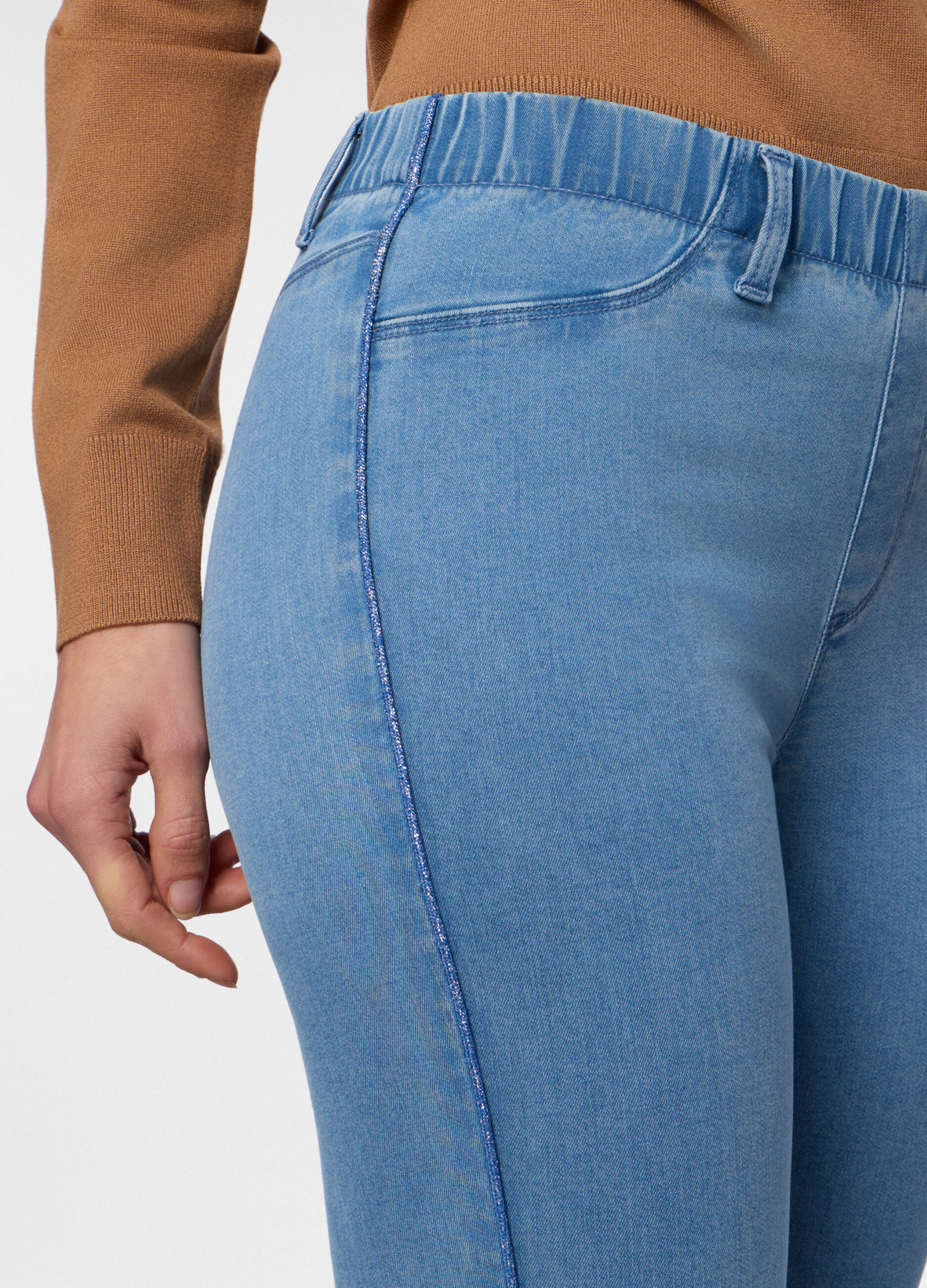 Jeggings misto cotone stretch donna_2