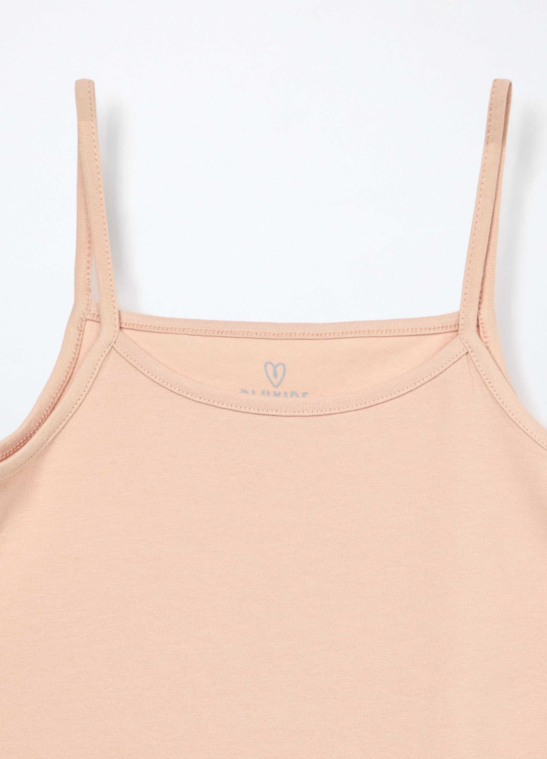 Pack 2 canotte in jersey di cotone stretch ragazza_3