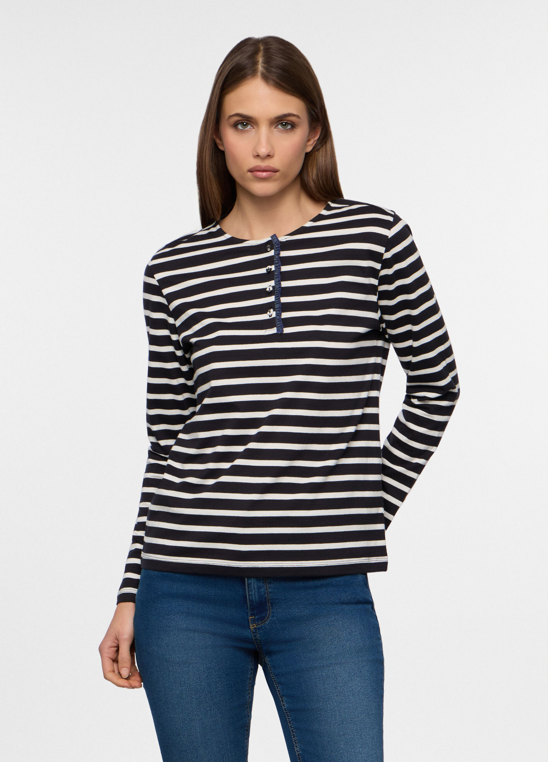 T-shirt girocollo donna_0