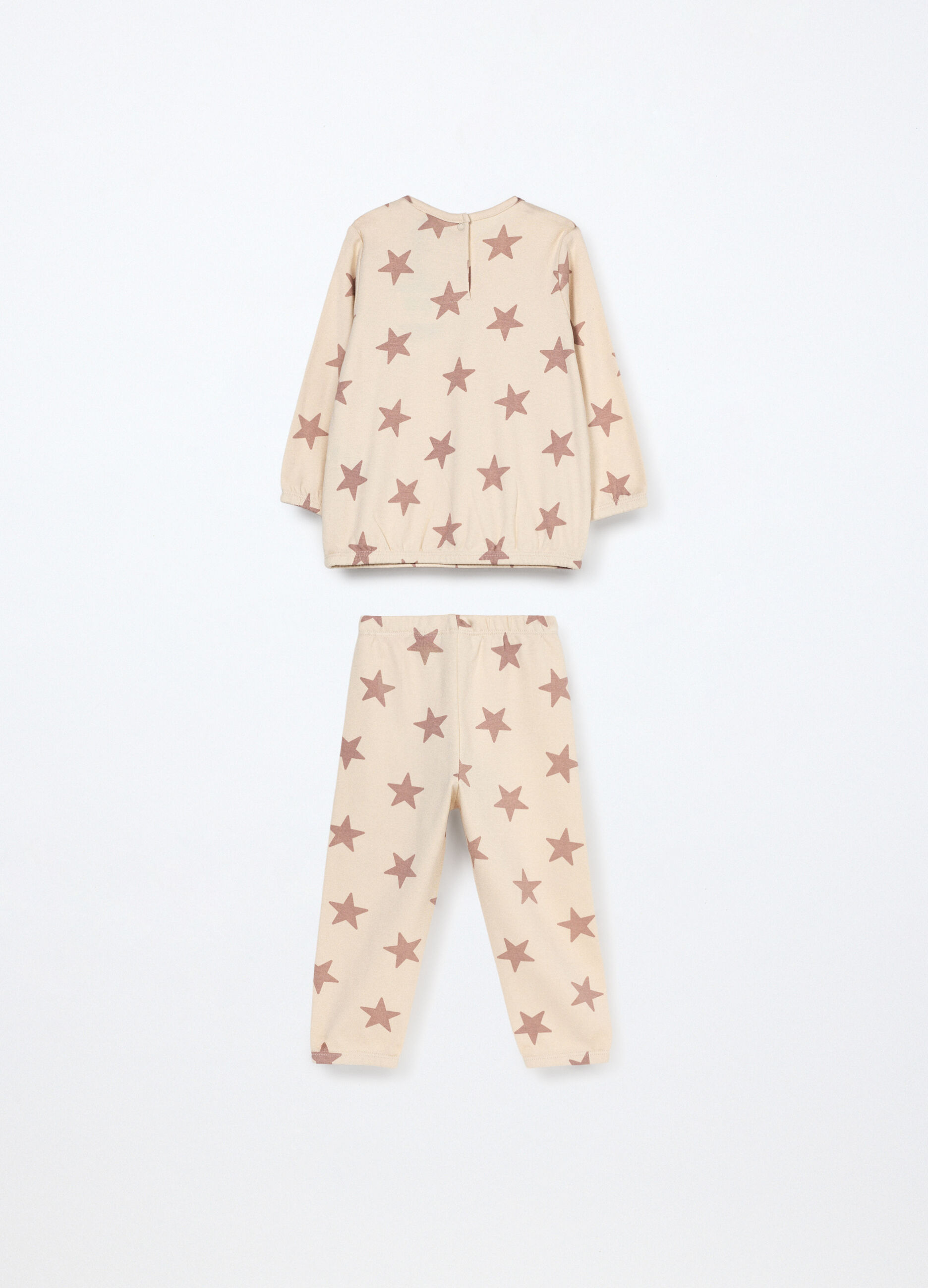 Set pigiama lungo in interlock di puro cotone neonato_1