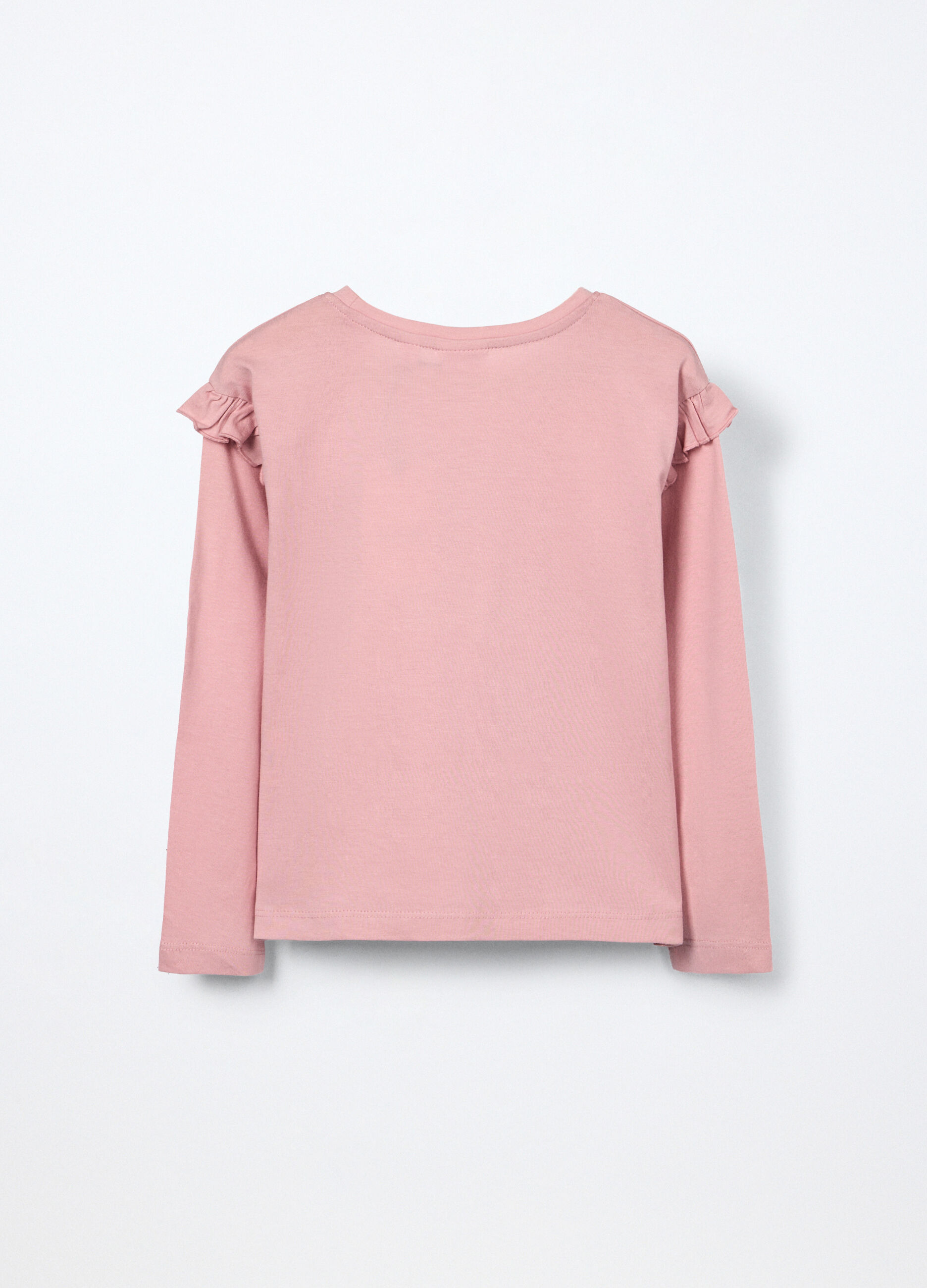 T-shirt in jersey di puro cotone bambina_1