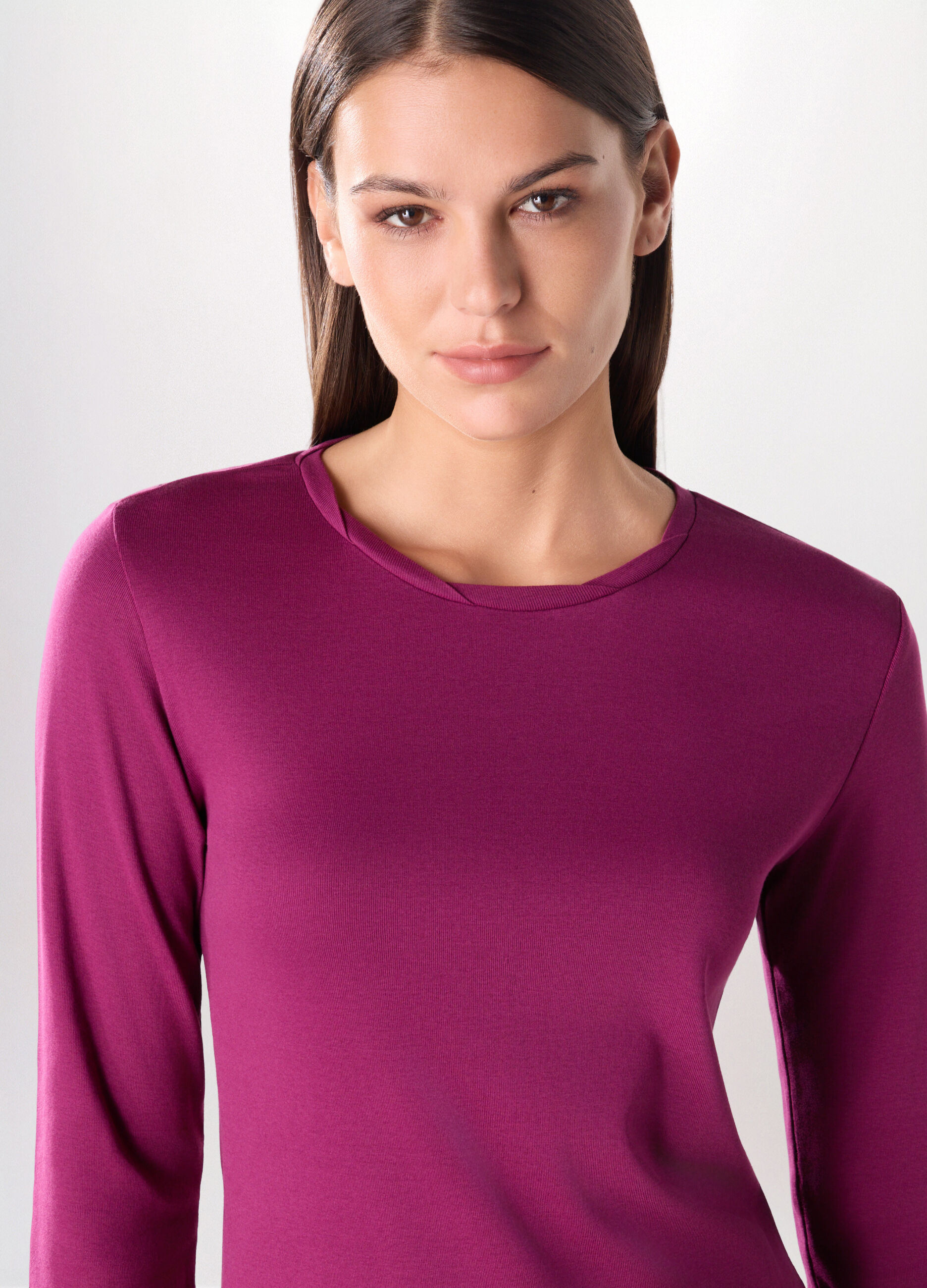 T-shirt in puro cotone donna_2