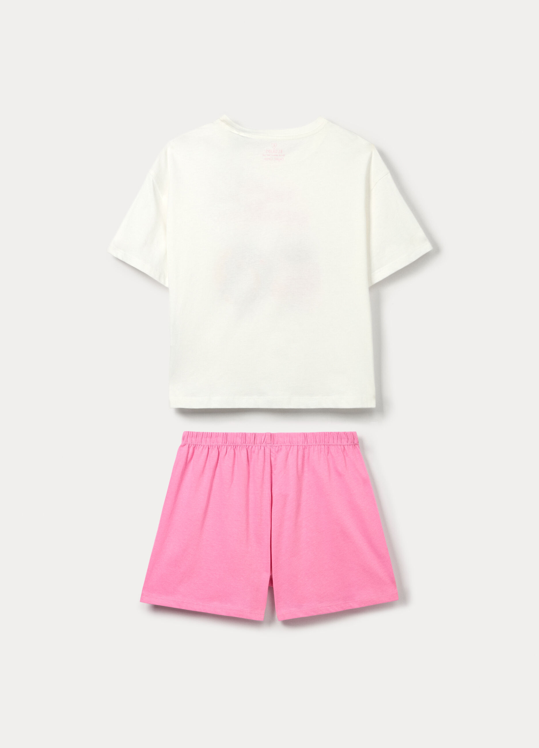 Set pigiama corto in jersey di puro cotone _1