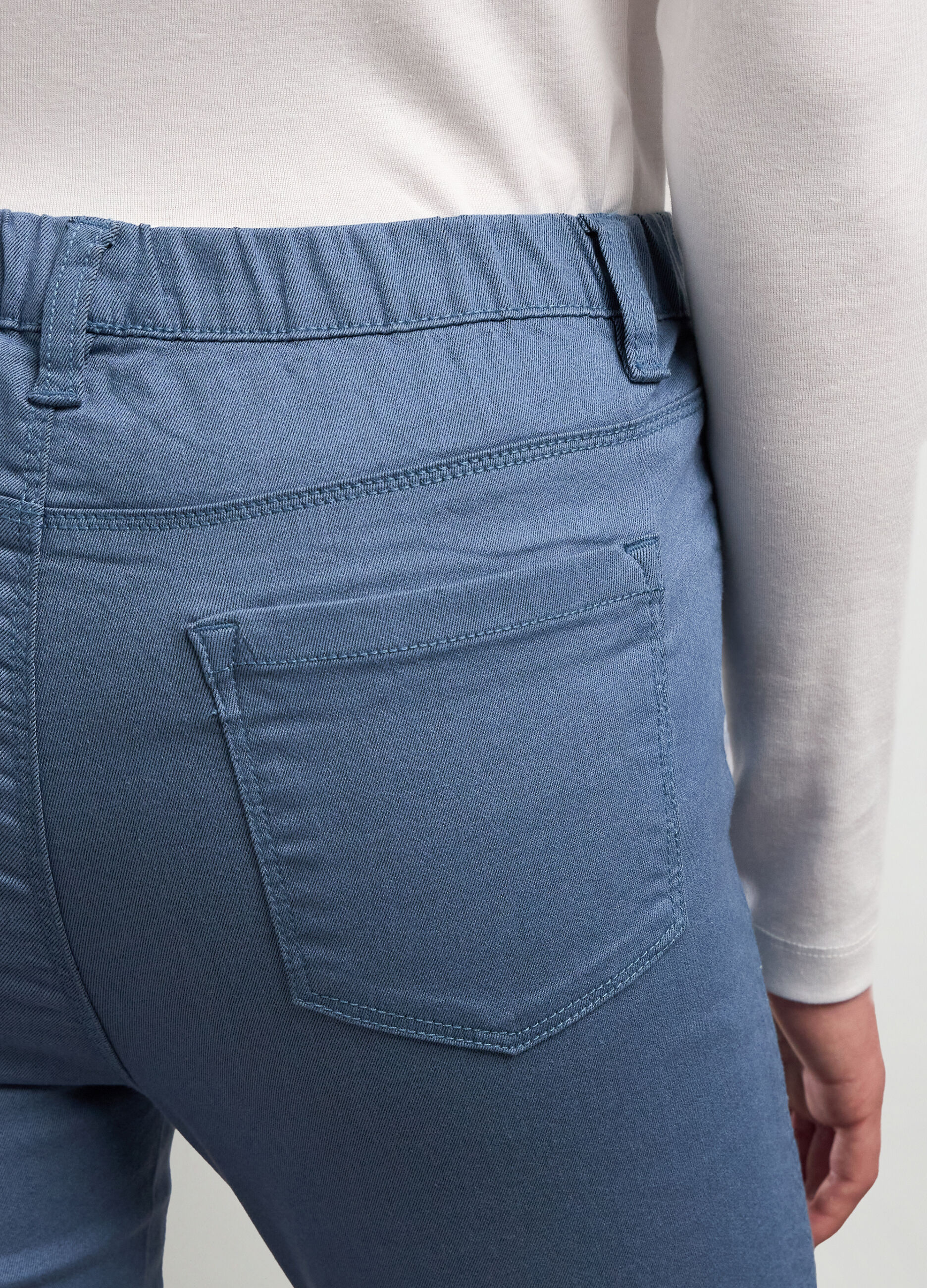 Jeggings in misto cotone stretch donna_2