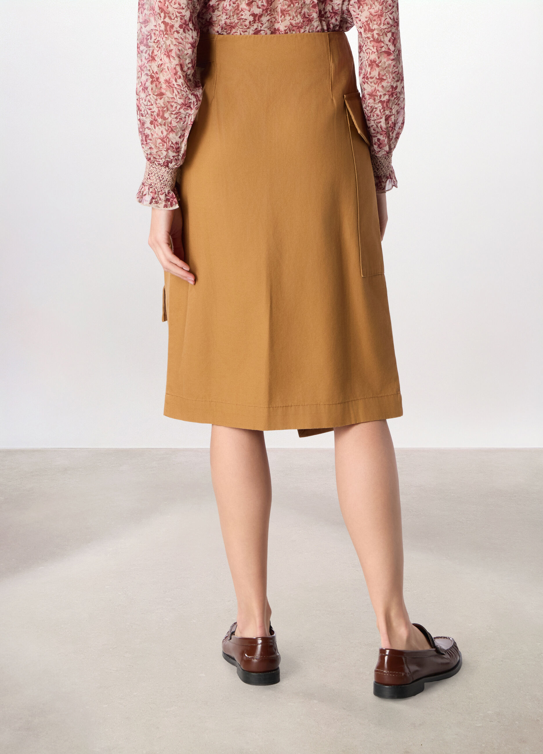 Gonna lunga in puro cotone donna_1