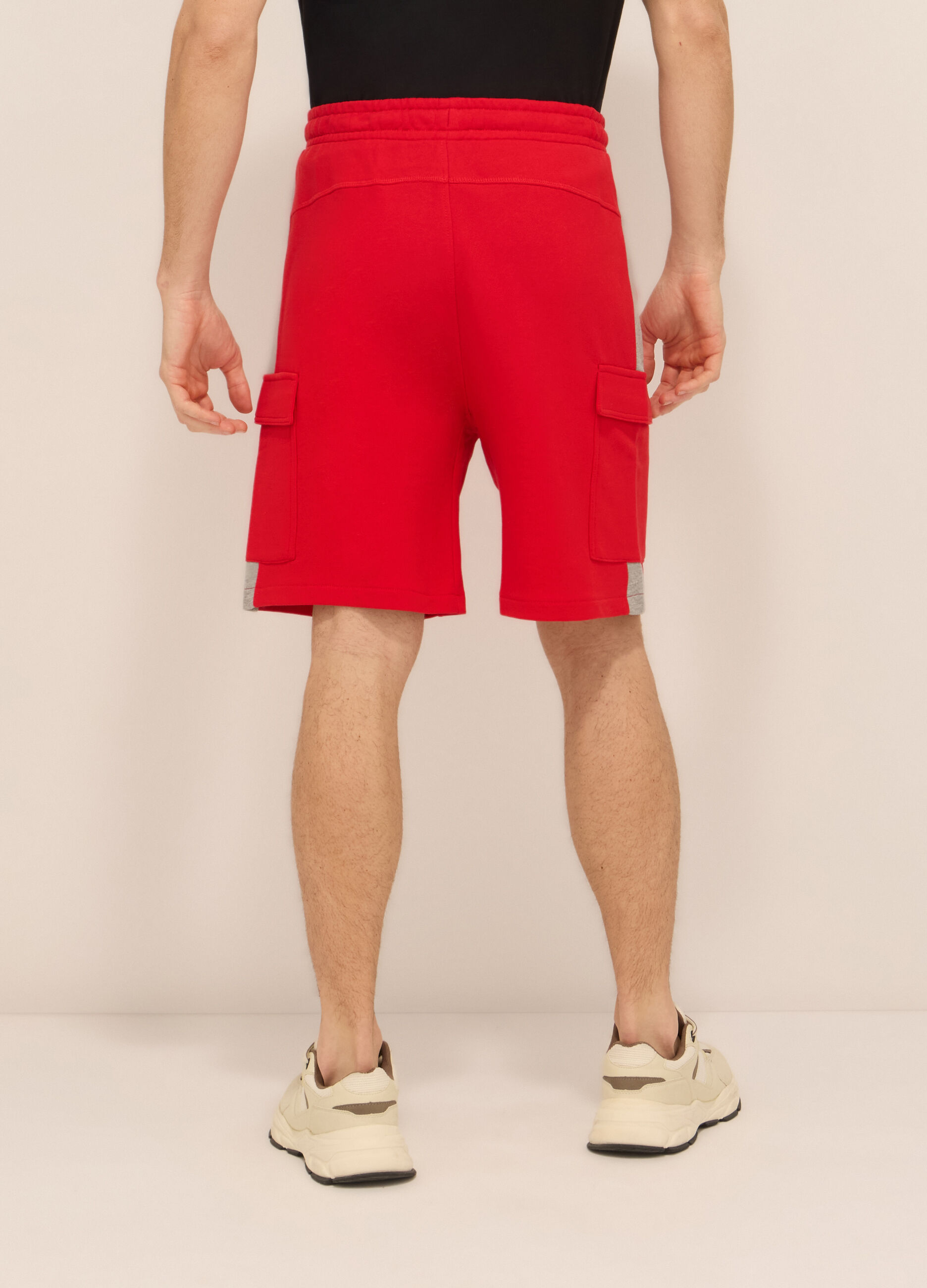 Short sportivi in felpa di cotone uomo_1