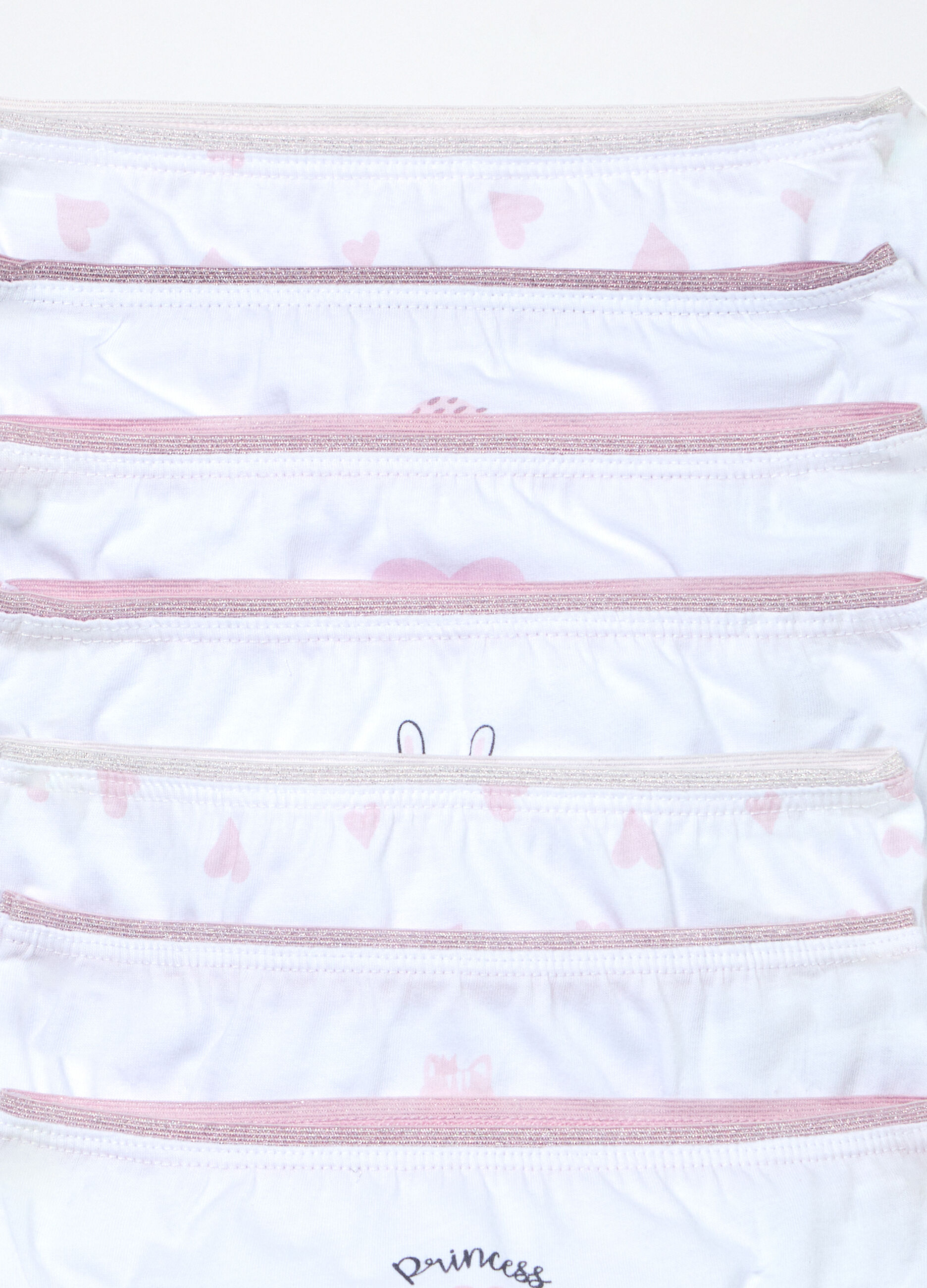 Pack 7 slip in jersey di puro cotone bambina_3