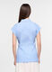 Camicia Fit Slim con colletto alla francese in puro cotone donna_1