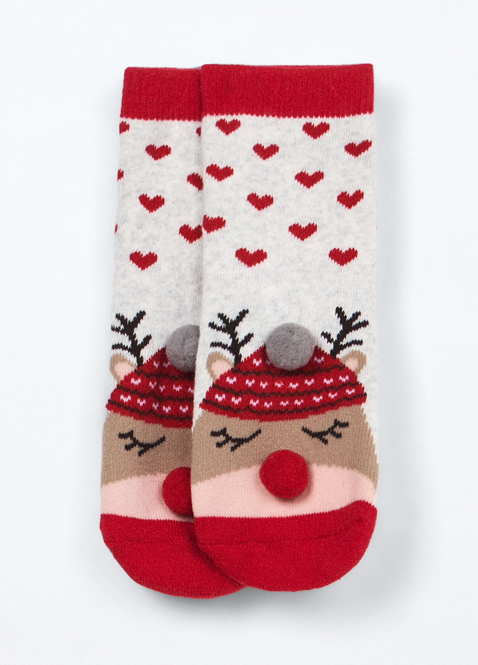 Calze corte antiscivolo in spugna bambina_0