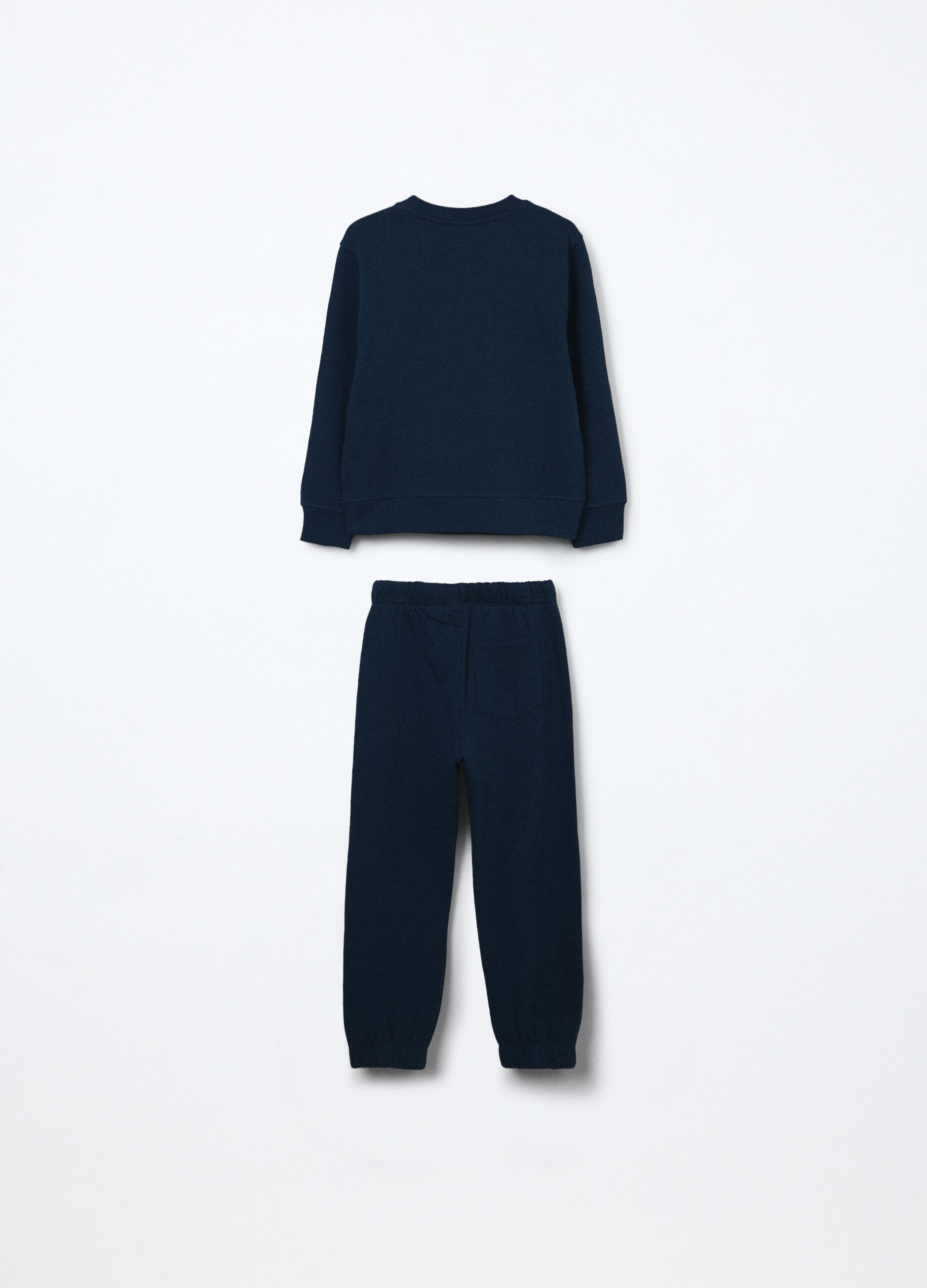 Jogging set in puro cotone fleece bambino_1