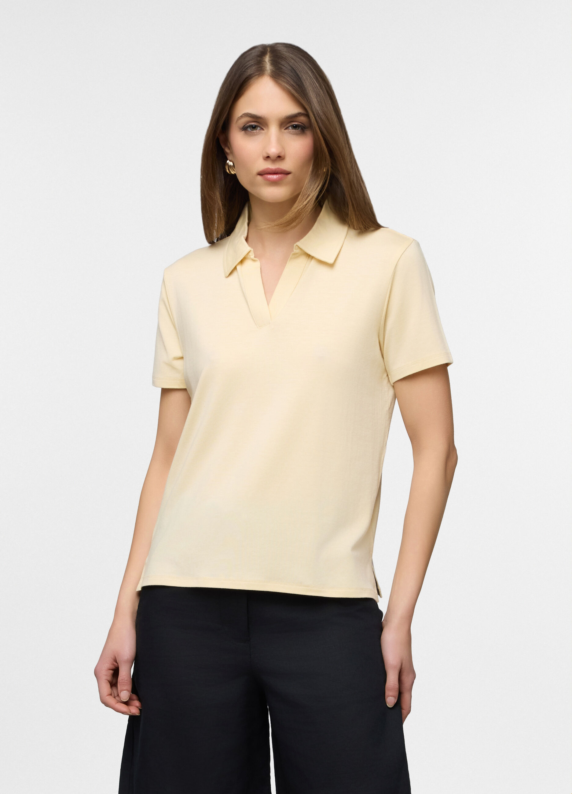Polo in jersey stretch donna_0