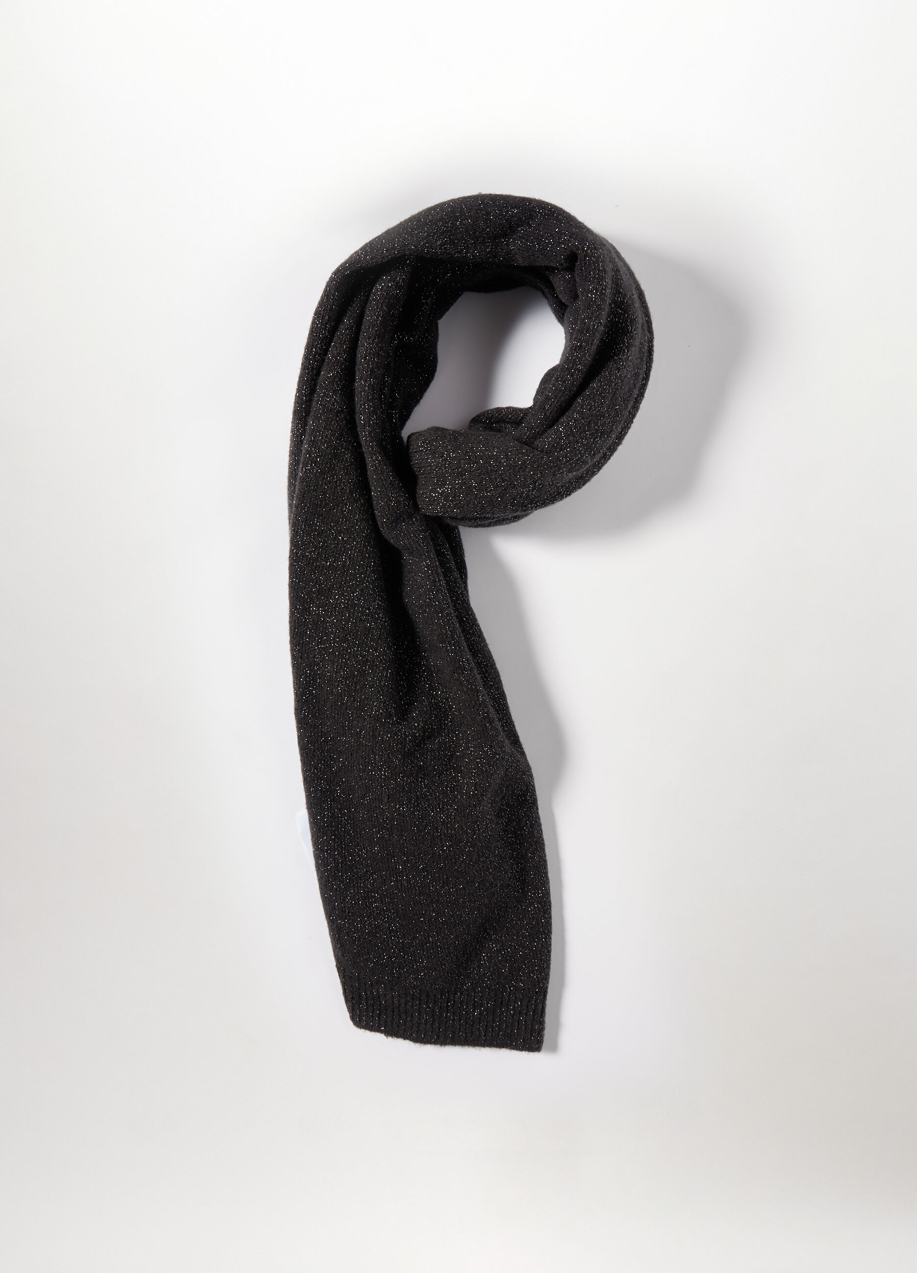 Sciarpa tricot in filo lurex donna_1