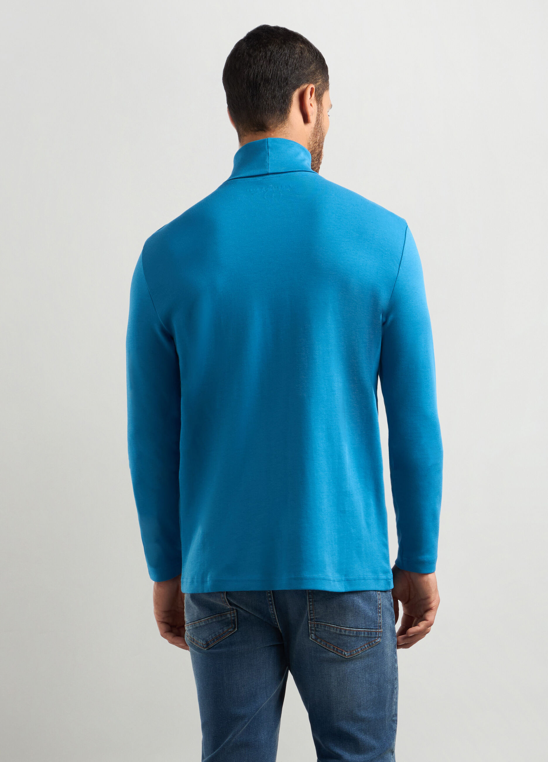 Dolcevita in puro cotone uomo_1