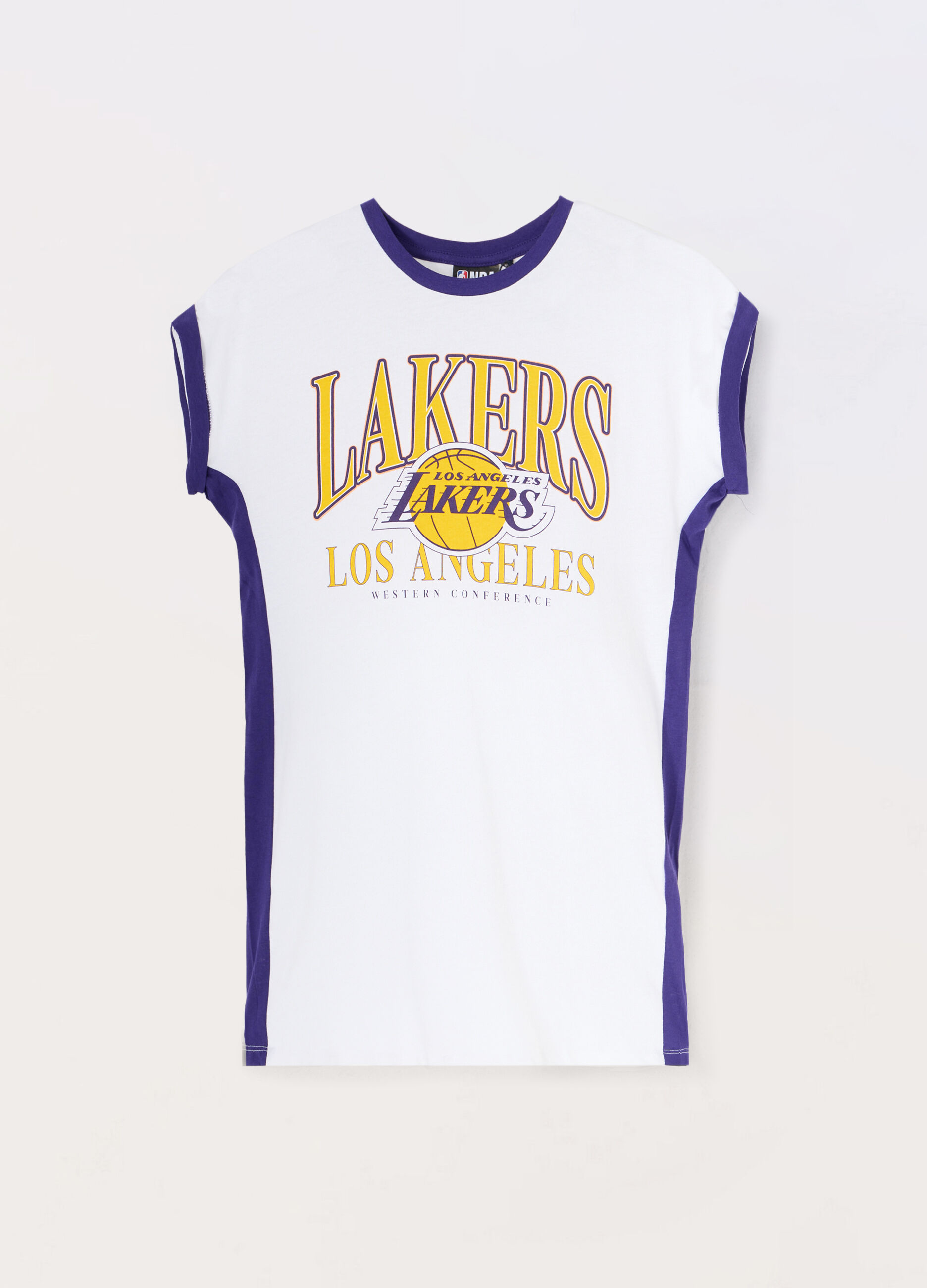 Camicia da notte NBA in jersey di puro cotone ragazza_0
