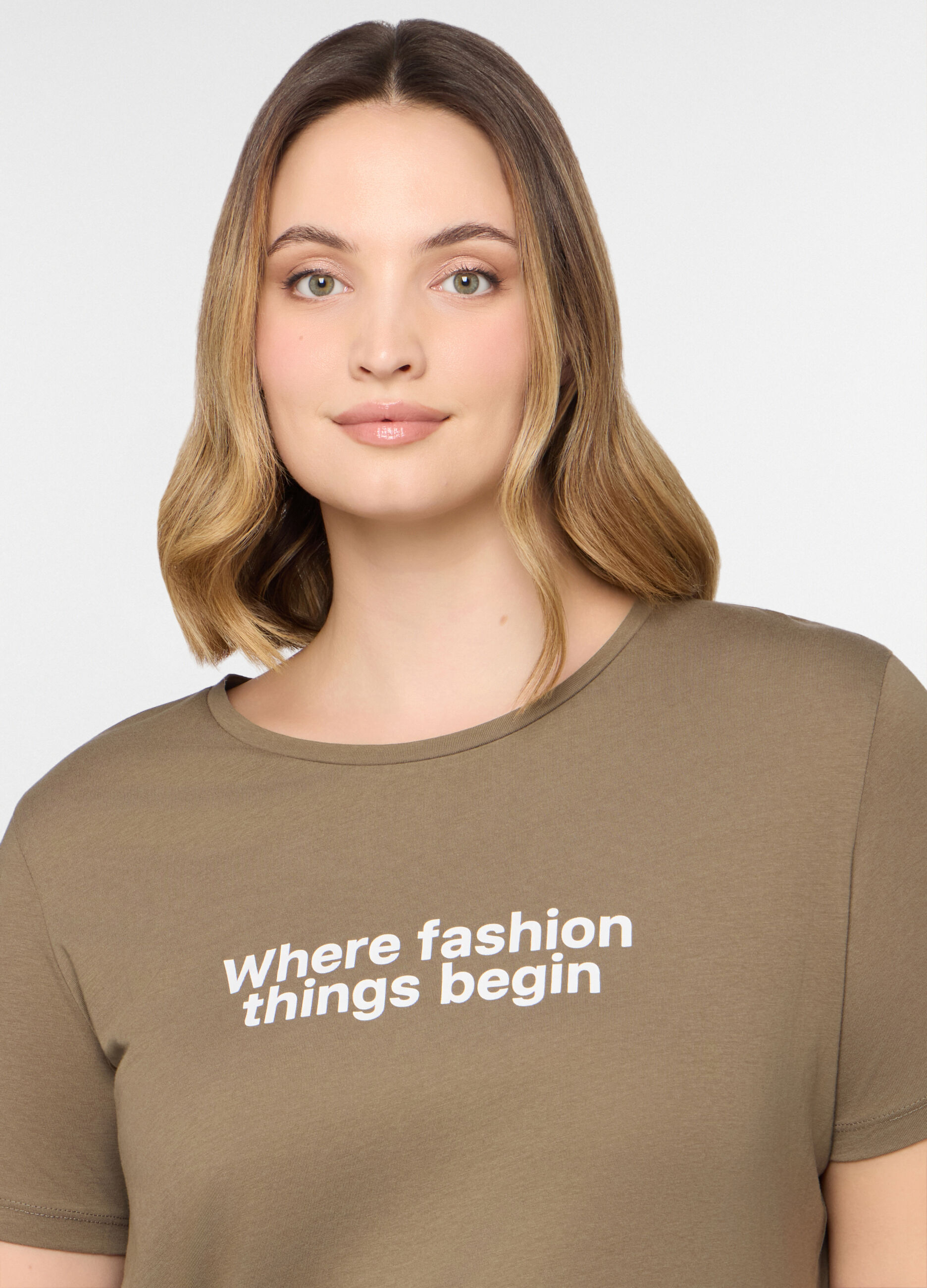 T-shirt girocollo donna curvy_2