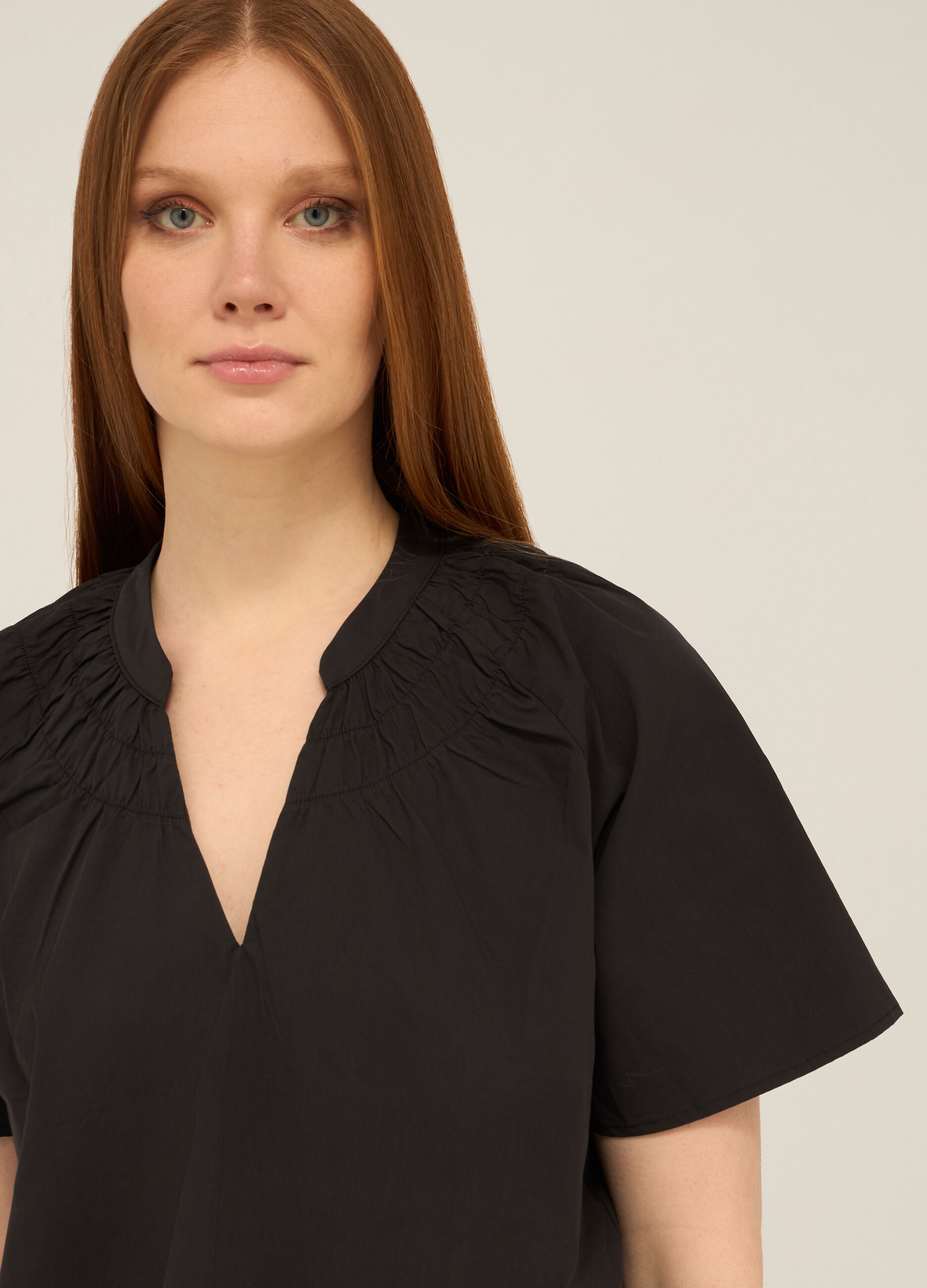 Blusa in misto cotone donna_2