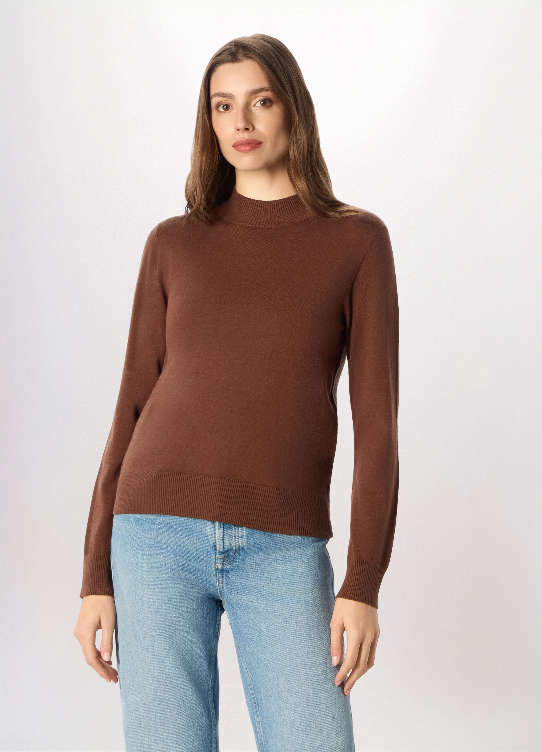 Pullover tricot misto viscosa donna_0