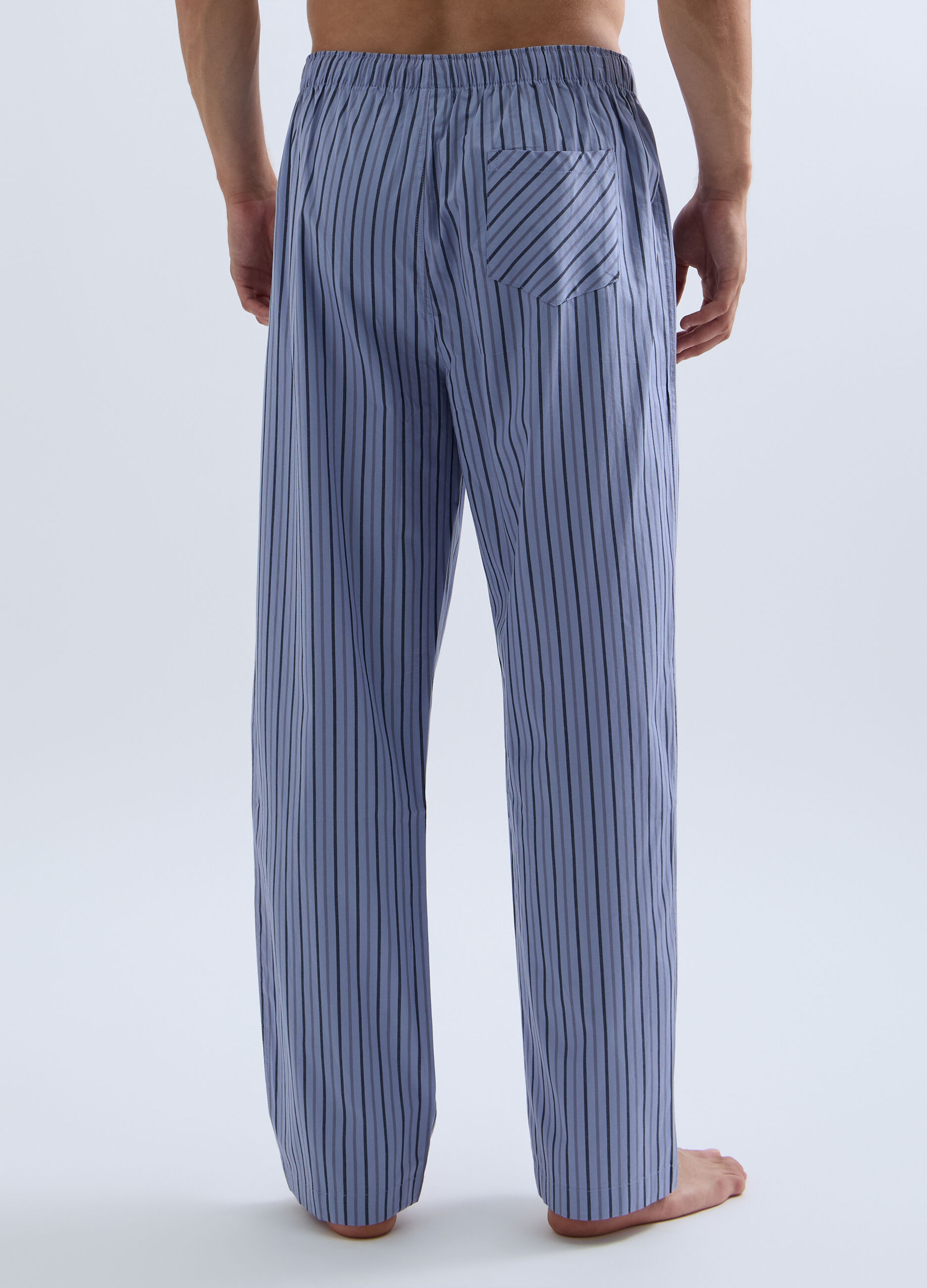 Pantalone pigiama in tela di cotone uomo_1