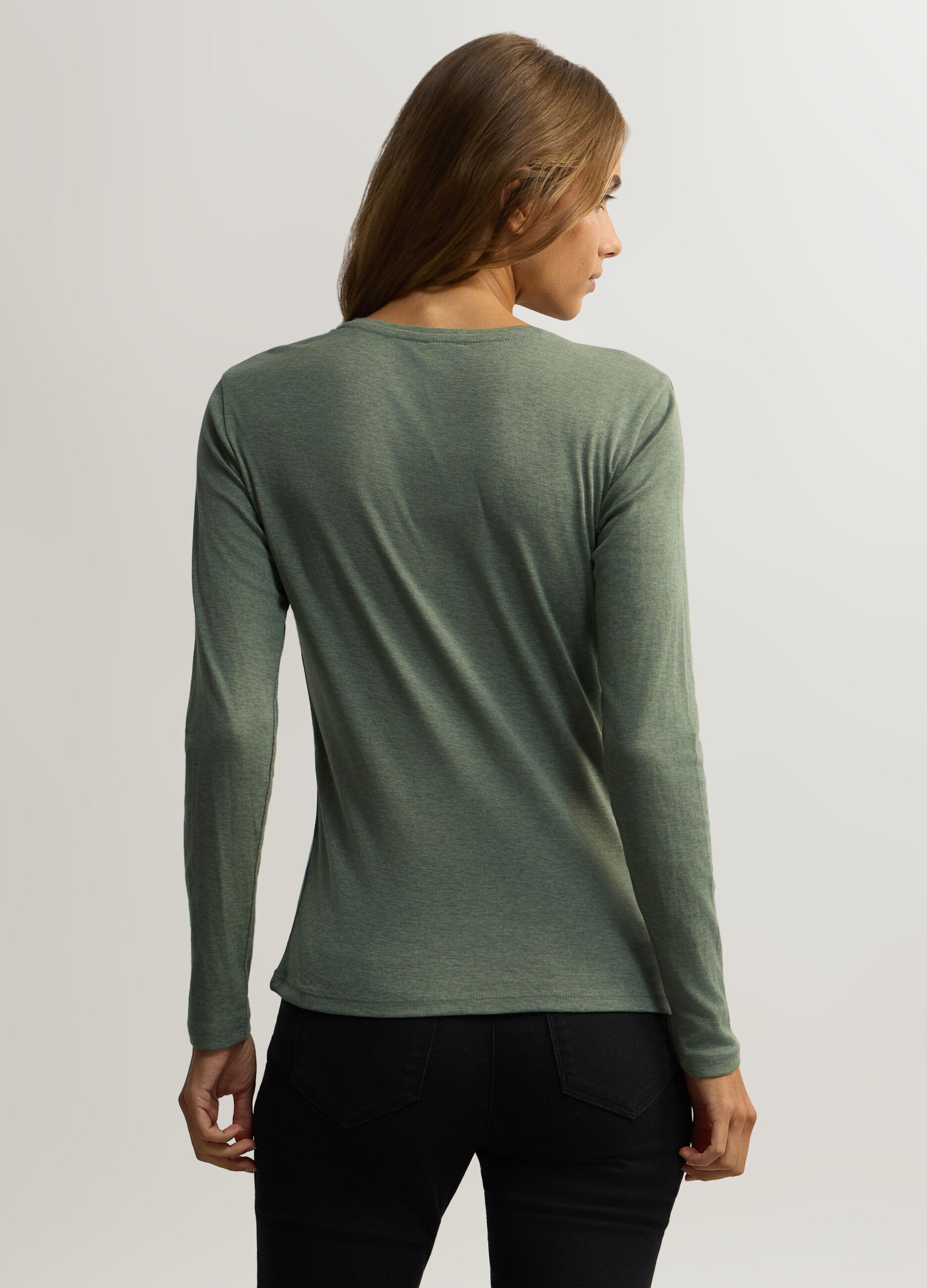 T-shirt girocollo donna_1