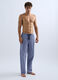 Pantalone pigiama in tela di cotone uomo_0