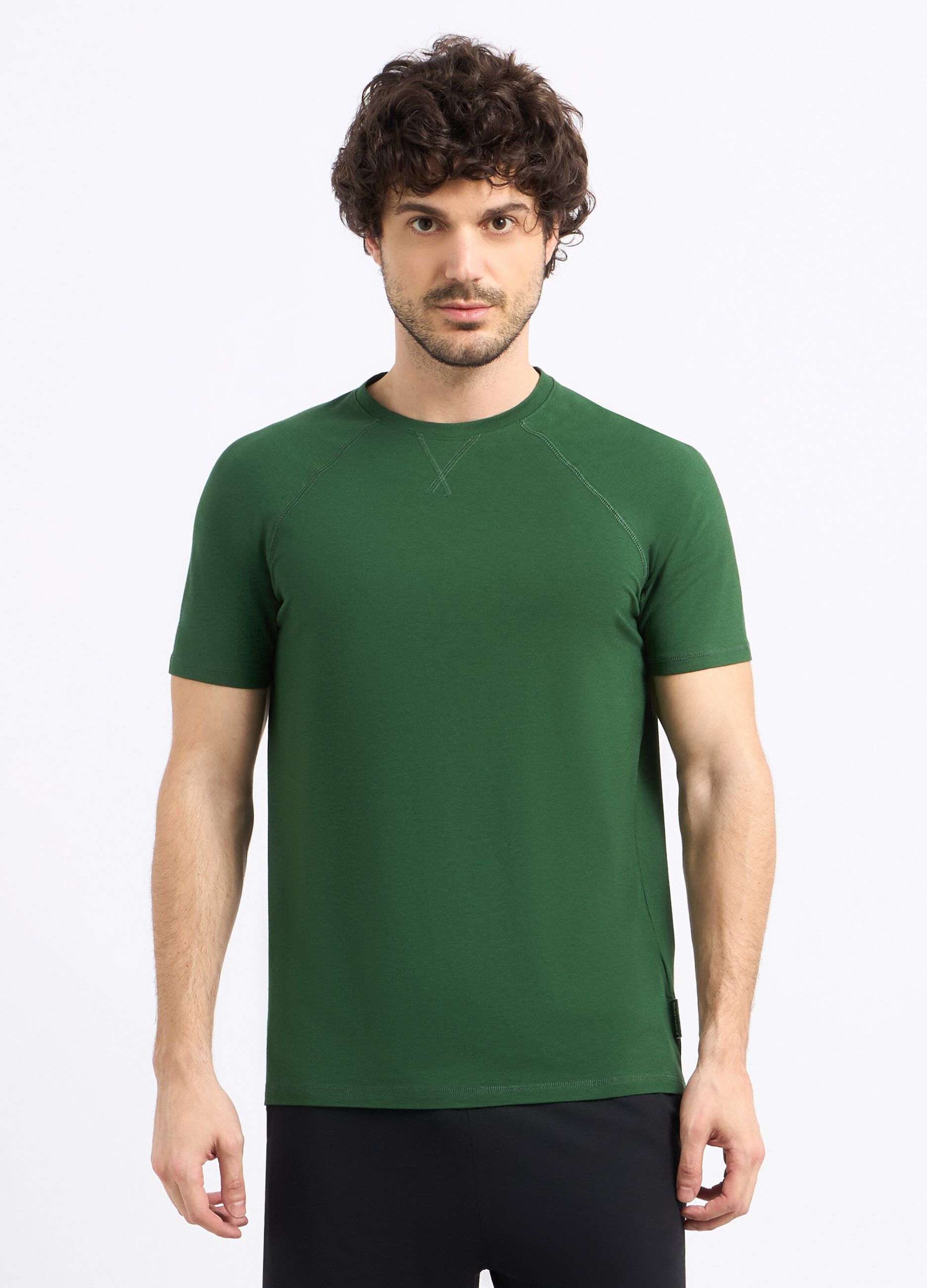 T-shirt in misto cotone stretch uomo_0