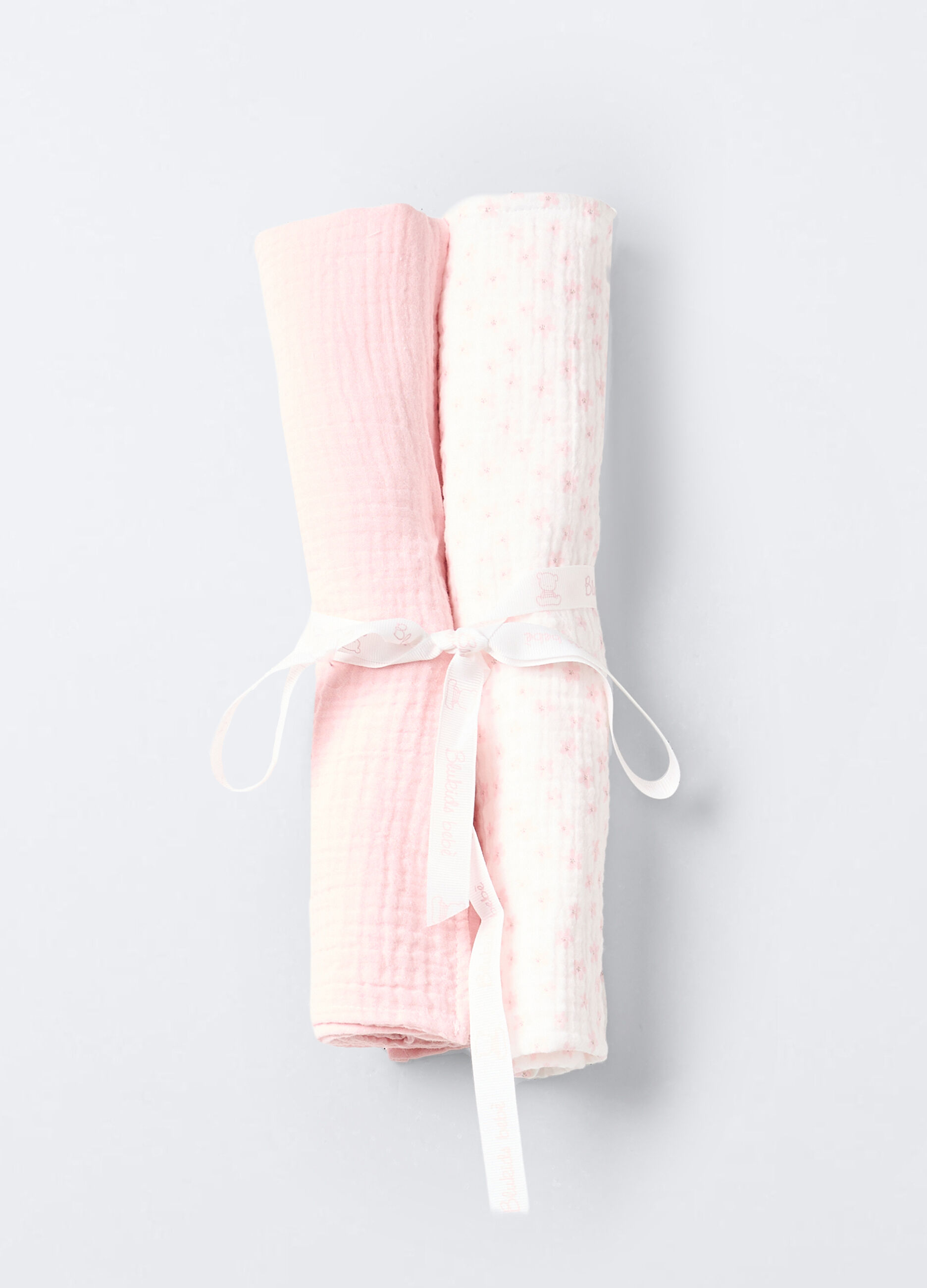 Pack 2 panni mussola di puro cotone_0